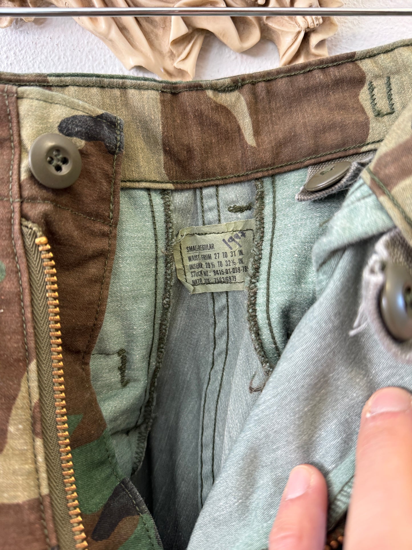 Vintage Woodland Cargo Pants M65 Us Army “W31”