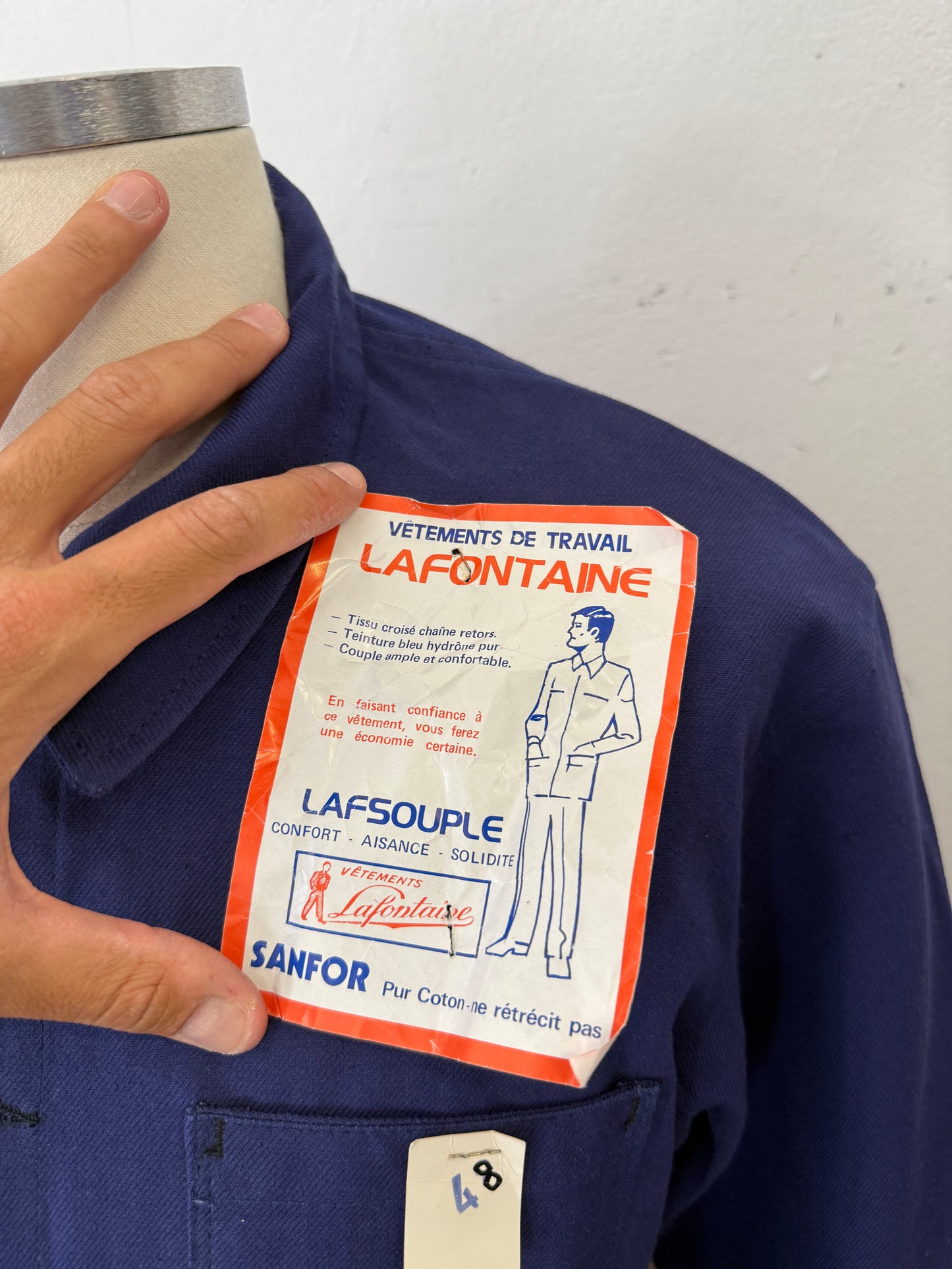 Vintage Adolphe Lafont 70’s French Work Jacket “L/XL”