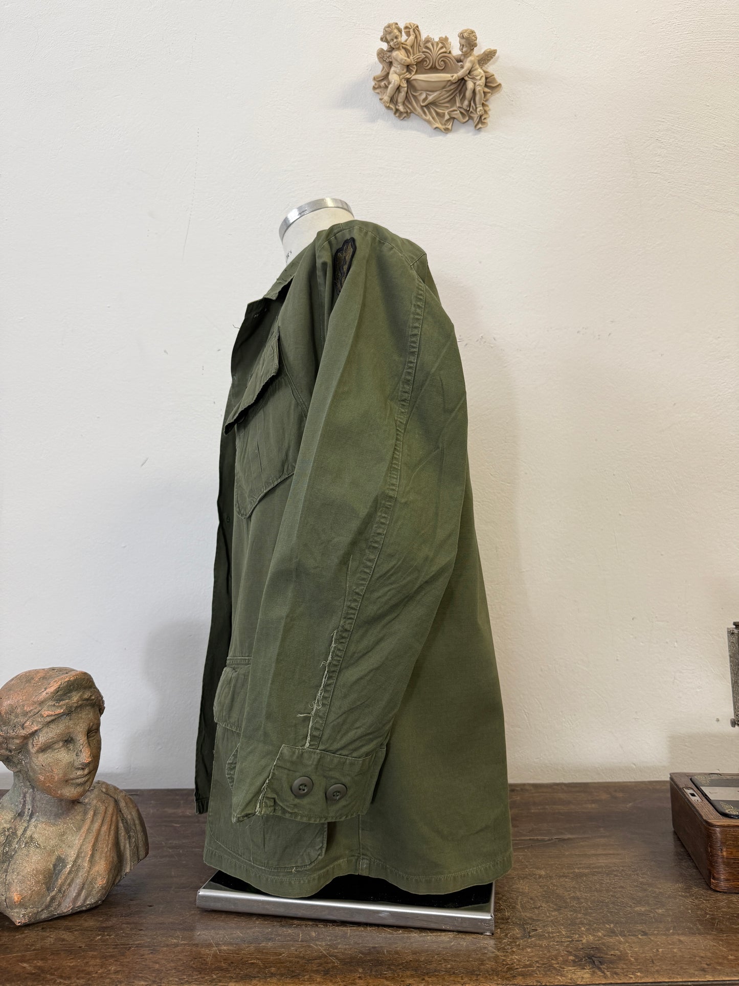 Vintage 60’s Jungle Jacket Rip Stop Us Army “M/L”