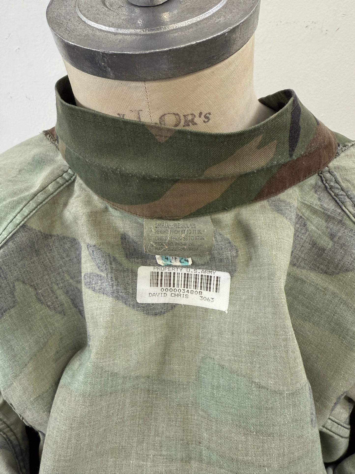 Vintage Woodland Jacket Us Army “S/M”