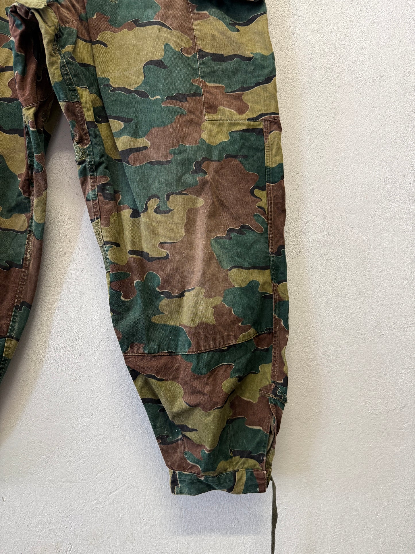 Vintage 1950s Belgian Army Camo Paratrooper Pants “W38”