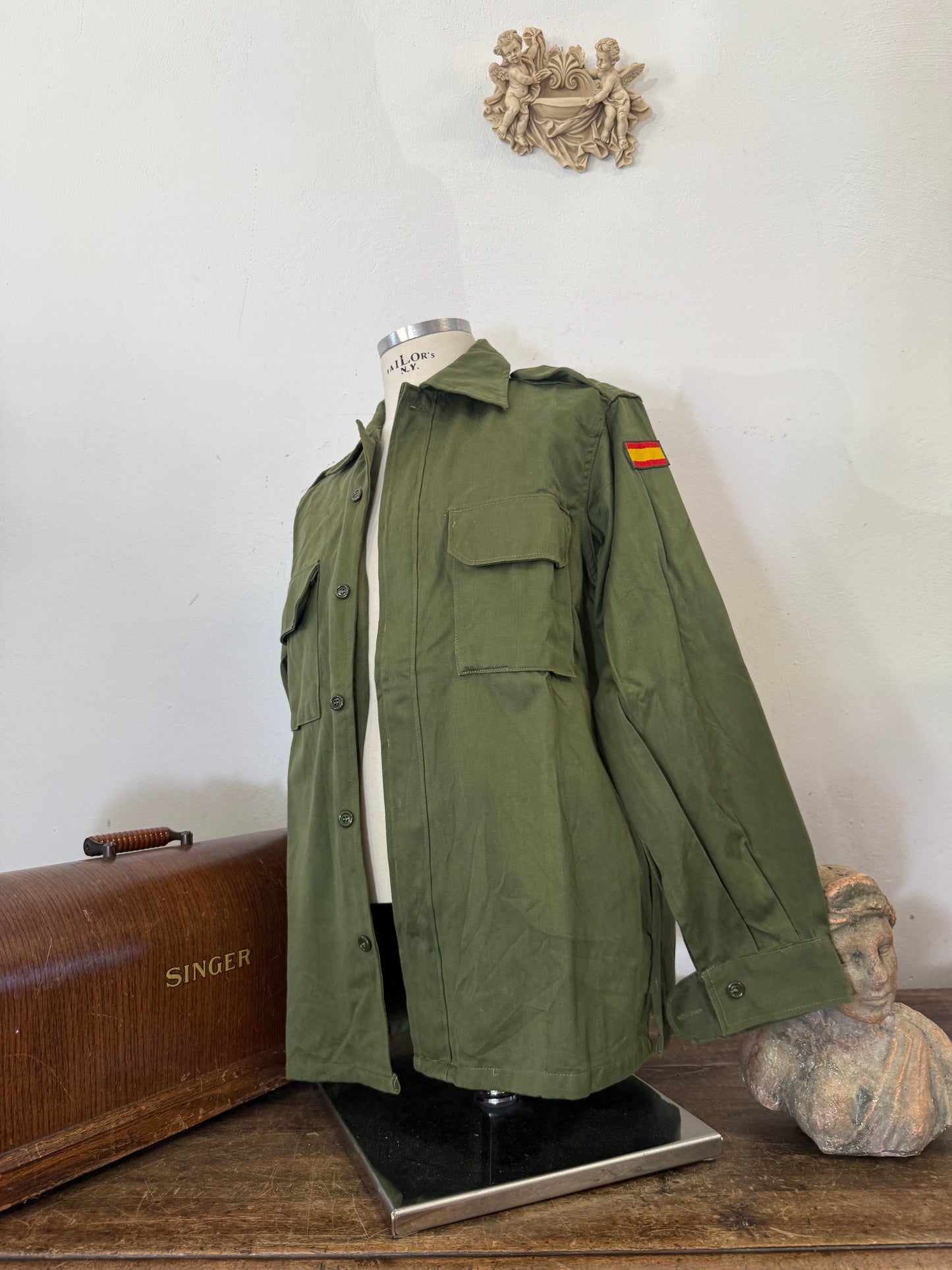 Vintage Spanish Army Shirt “L”