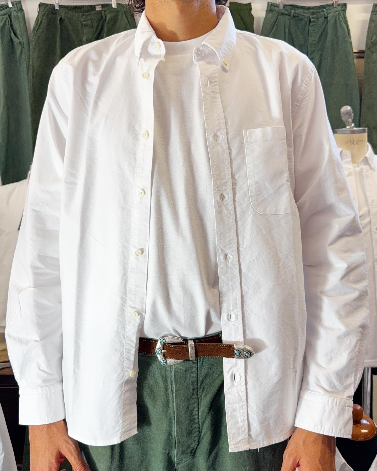 B.D. Oxford Shirt Cornell White - Chesapeake’s
