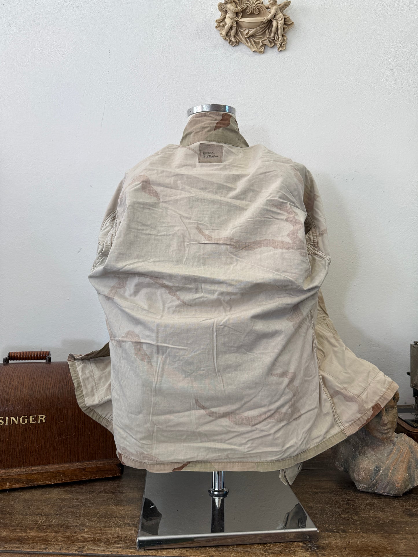 Vintage BDU Camo Jacket Ripstop US Army – L