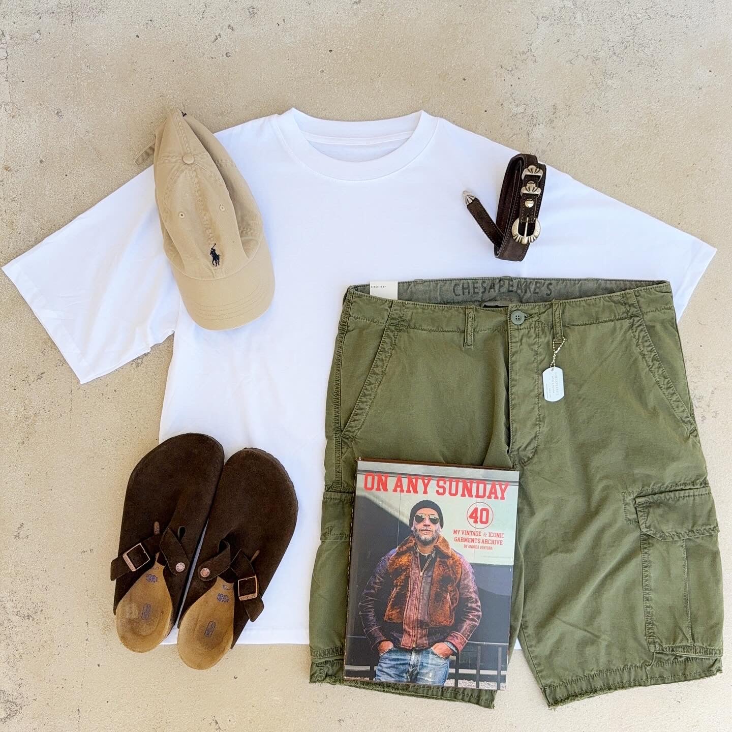 Cargo Short Barras Military Green - Chesapeakes