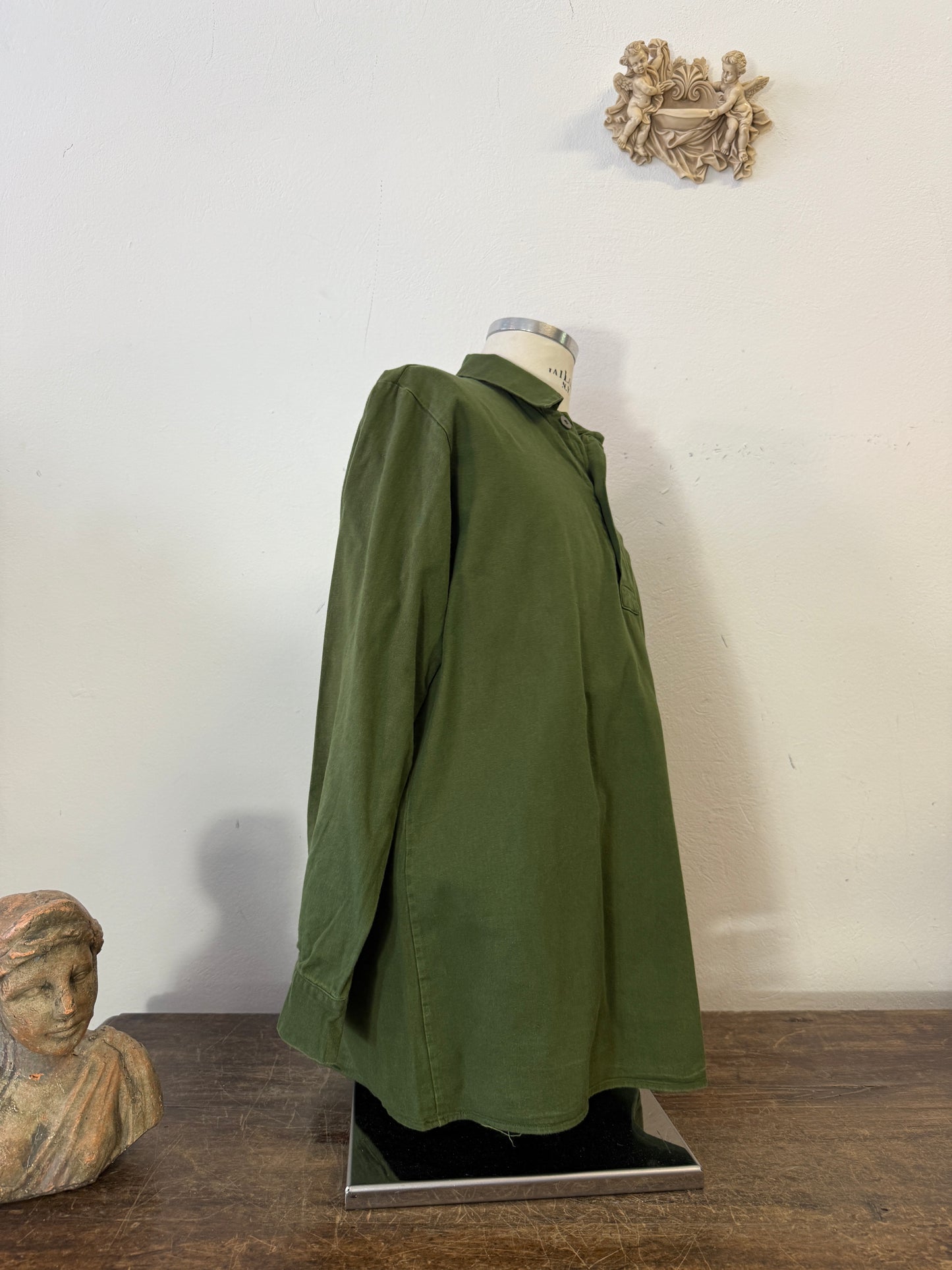 Vintage 80’s Swedish Army Shirt “M/L”