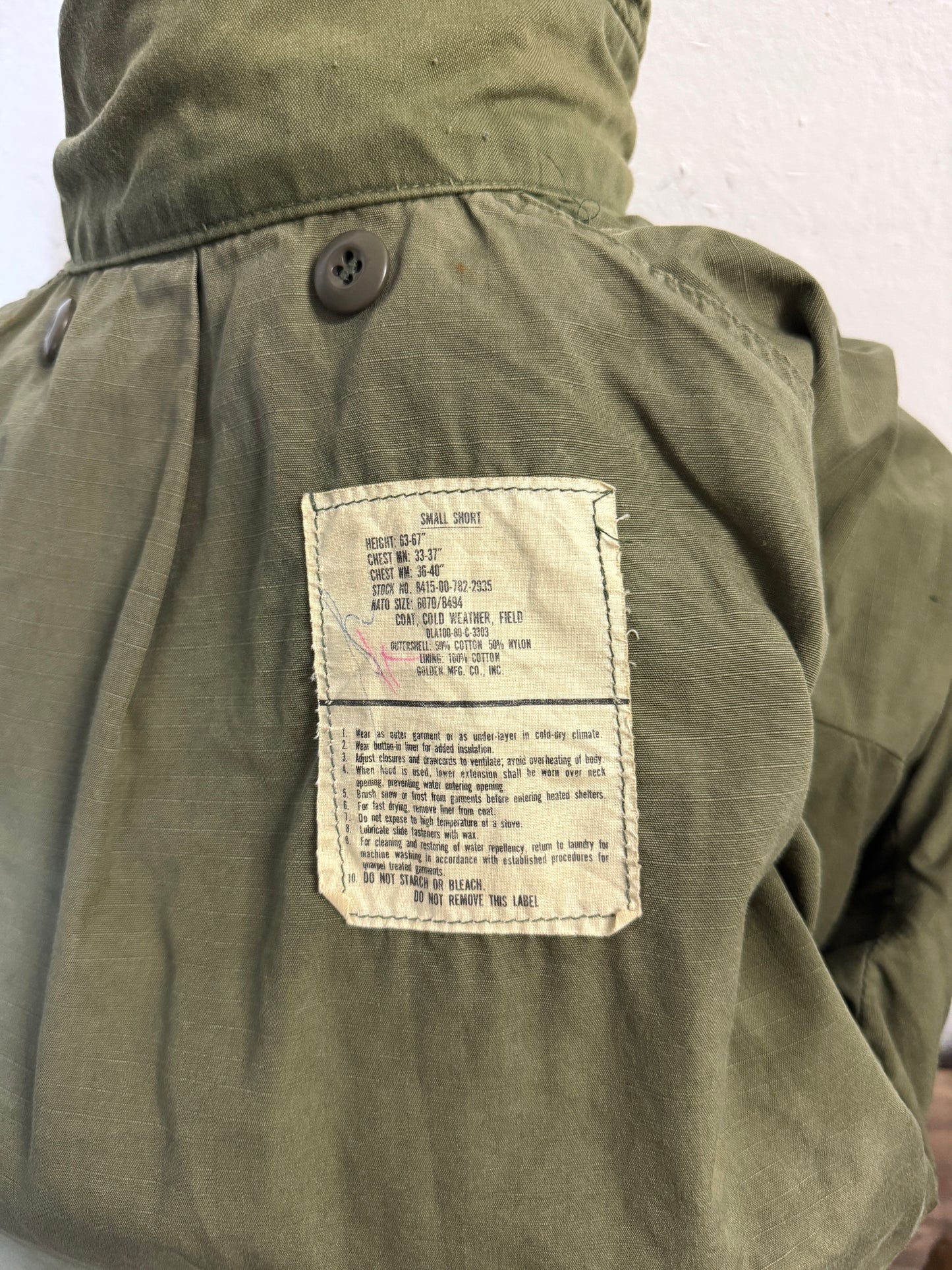 Vintage Field Jacket M65 Us Army “S/M”