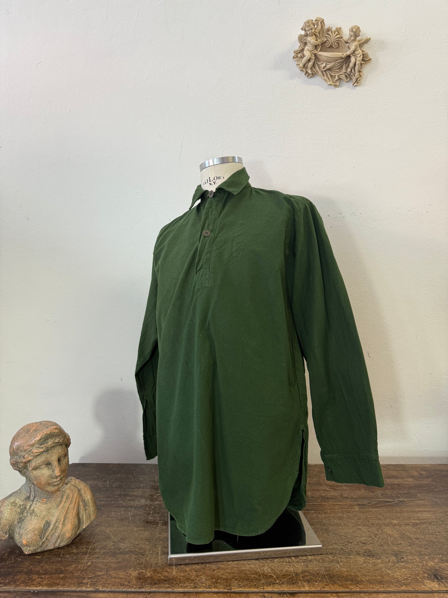Vintage 80’s Swedish Army Shirt “M/L”