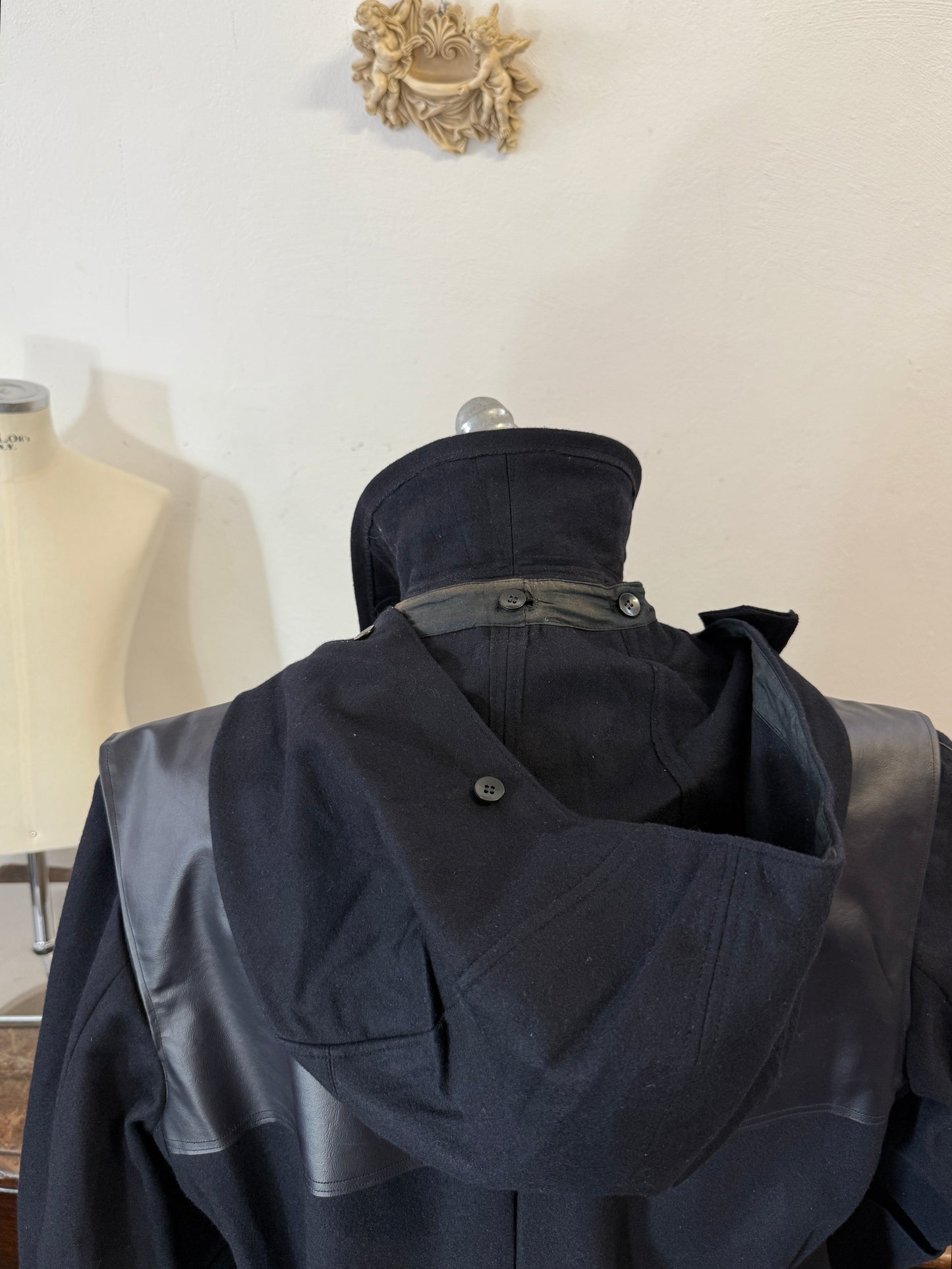 Rare Vintage German Navy Bundesmarine Coat – Wachmantel 1950s “L/XL”