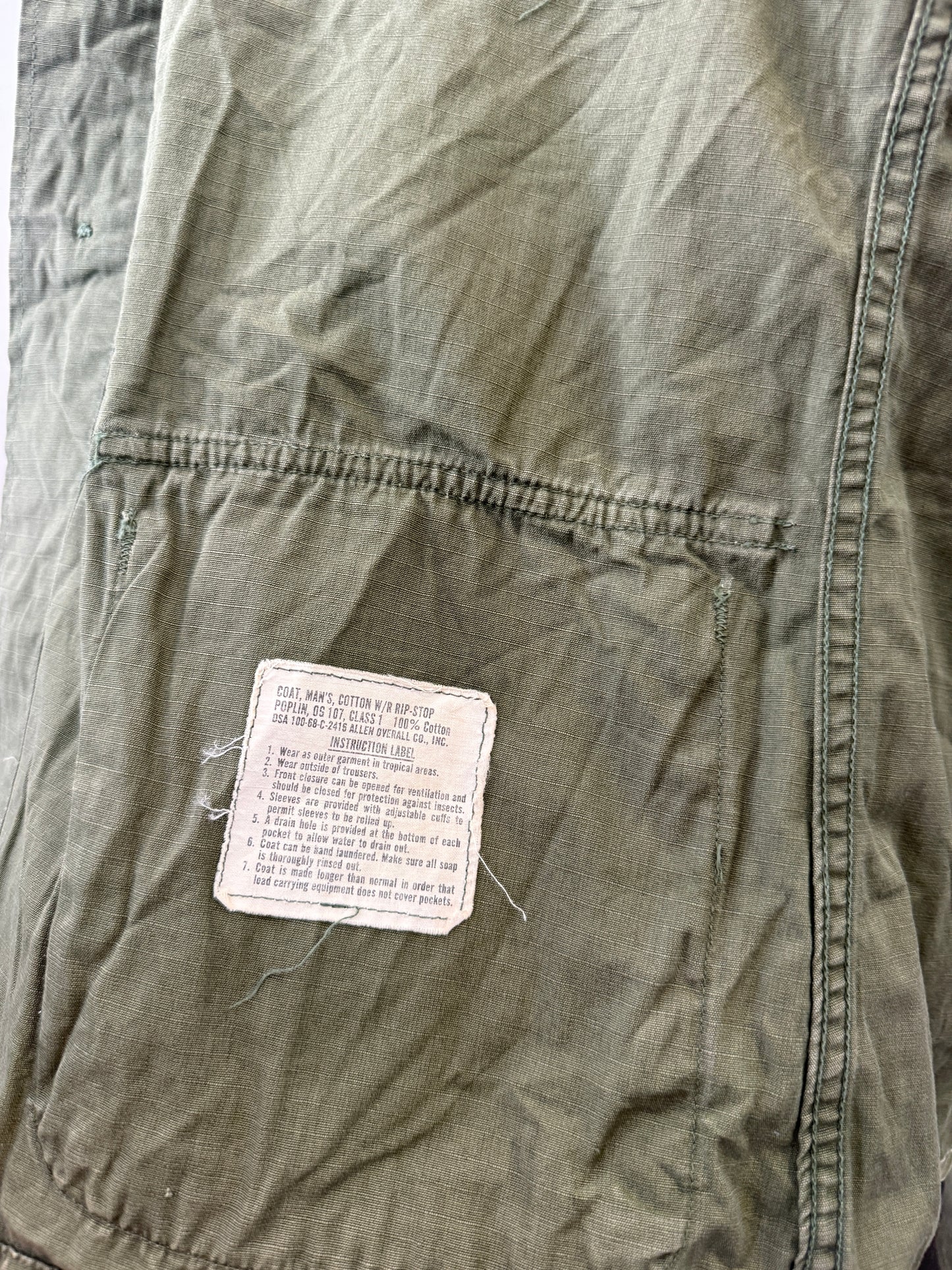 Vintage 60’s Jungle Jacket Us Army “M”