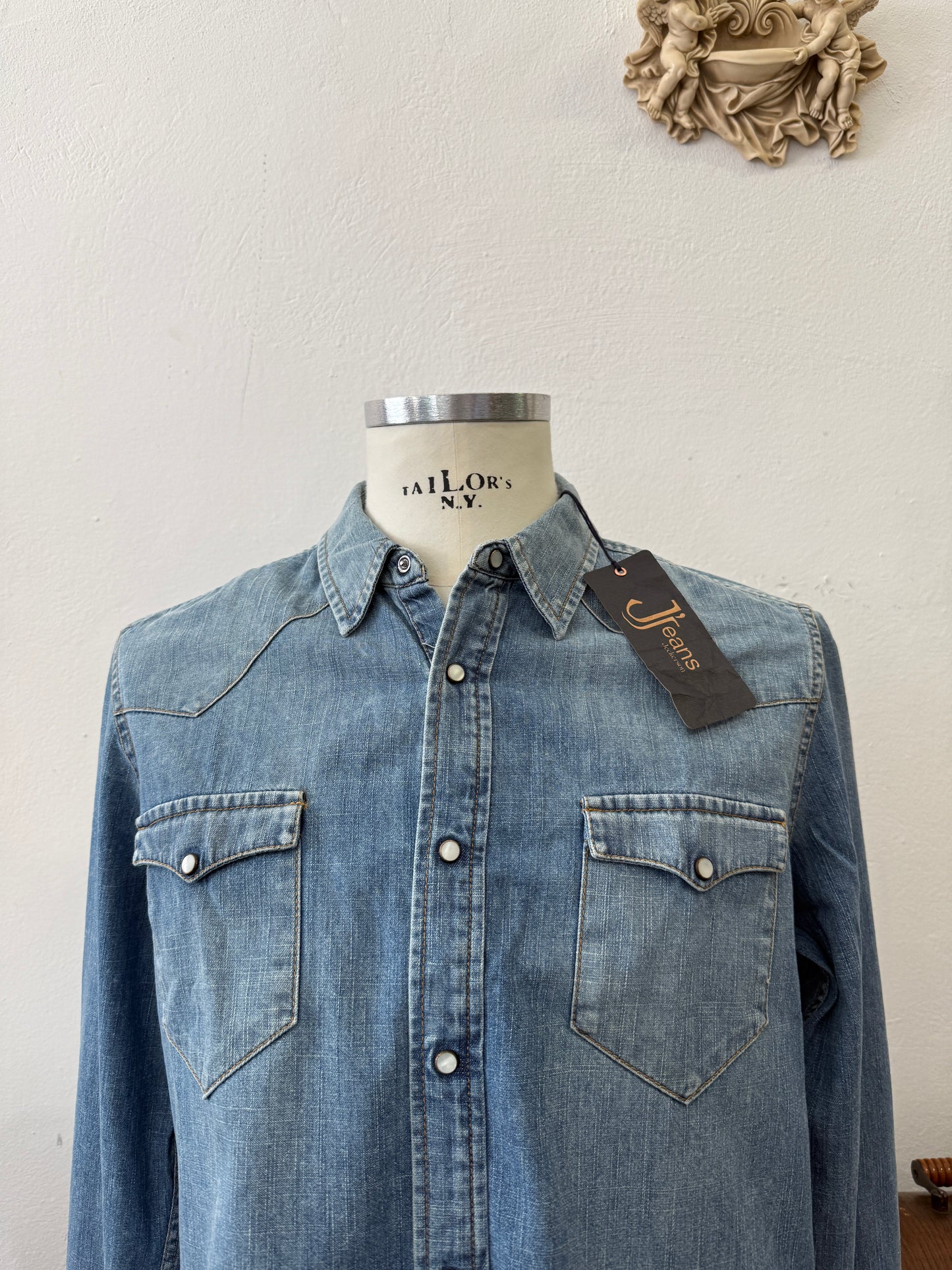 Western “Jeckerson” Denim Shirt - S, M, L