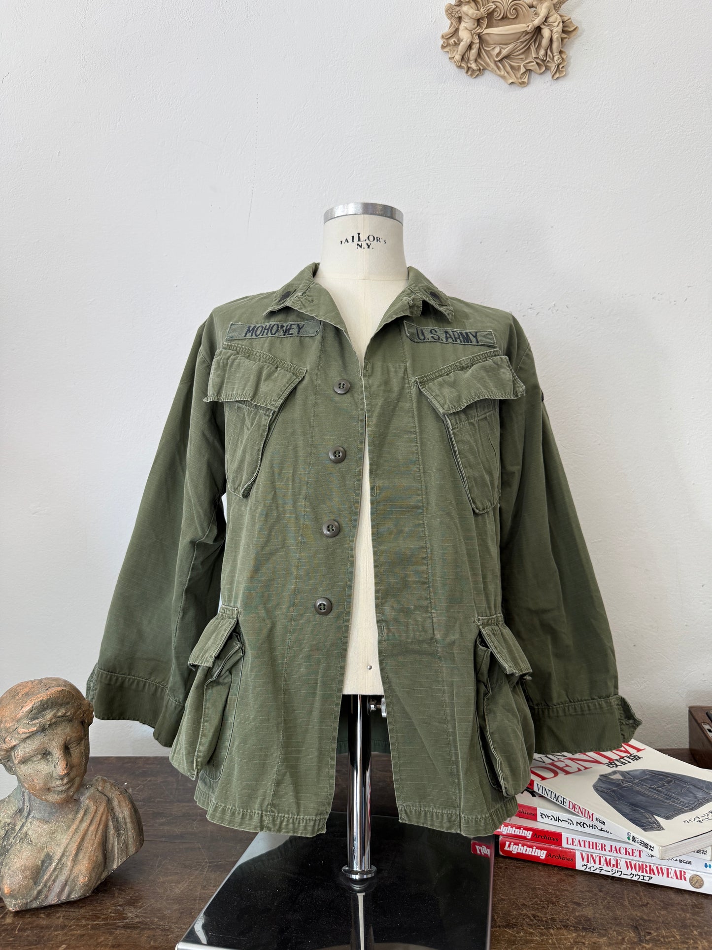 Vintage Ripstop Jungle Jacket Us Army “M”