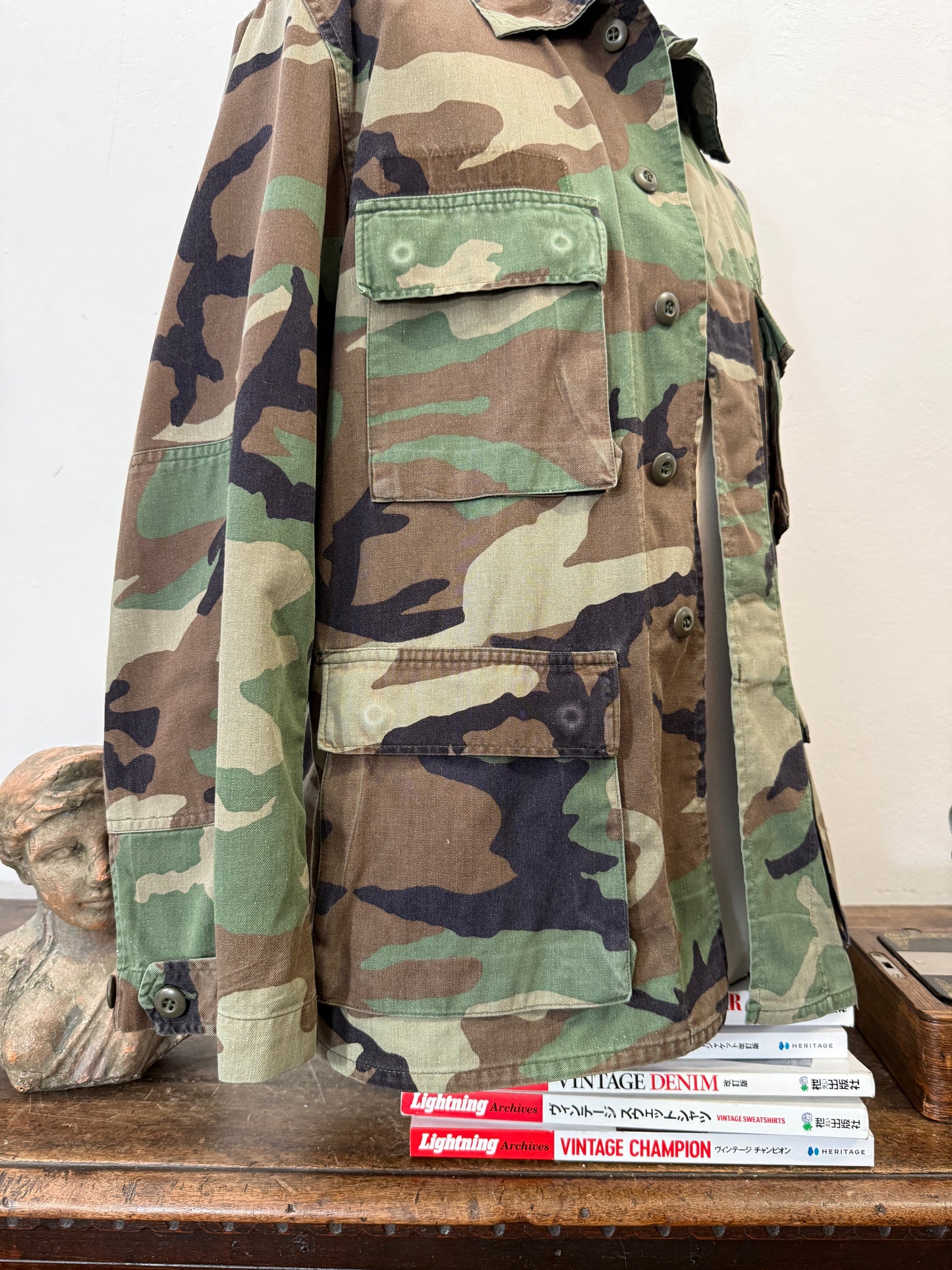 Vintage Woodland Jacket Us Army “L”