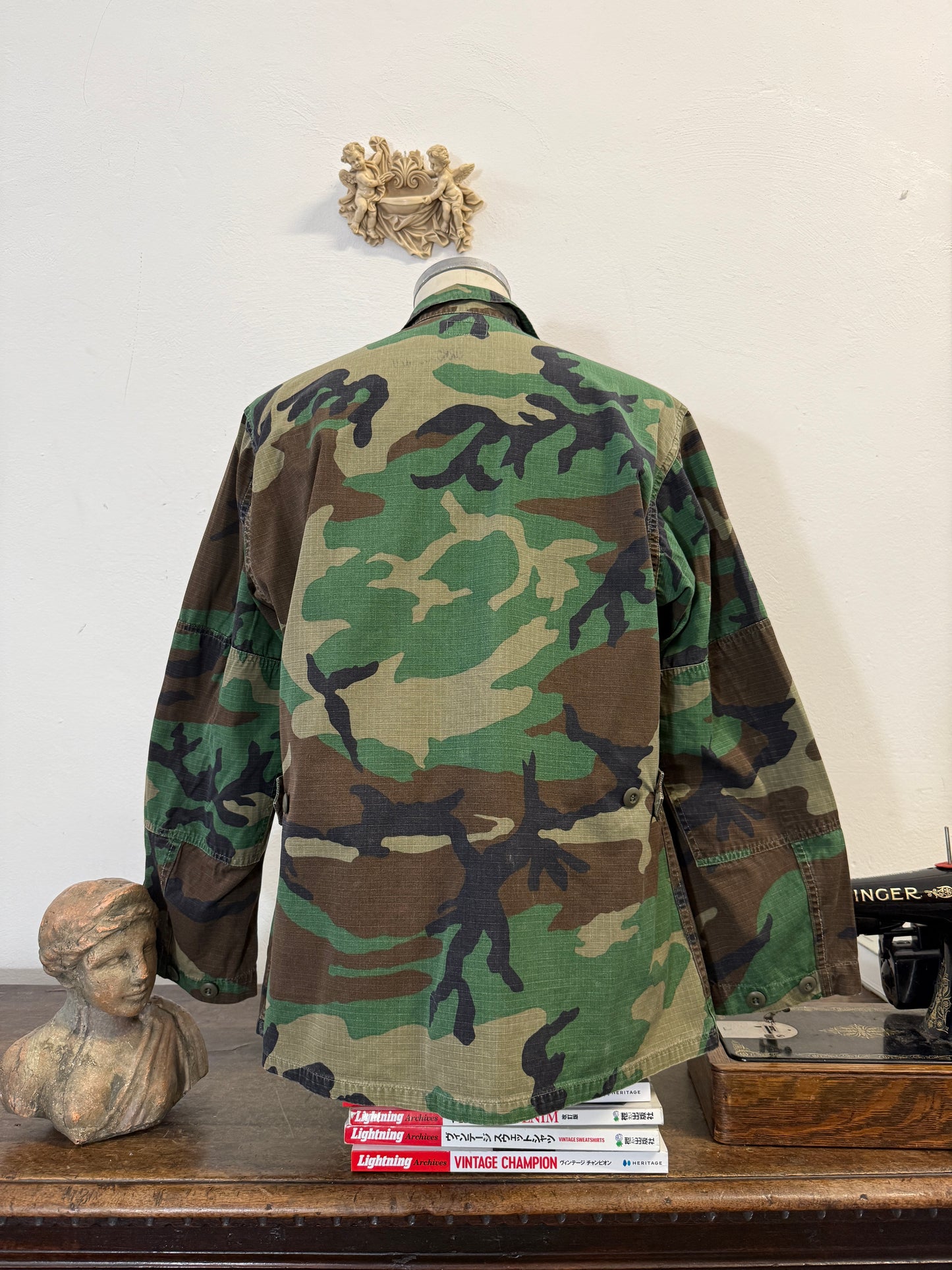 Vintage Woodland Jacket Rip StopUs Army “L”