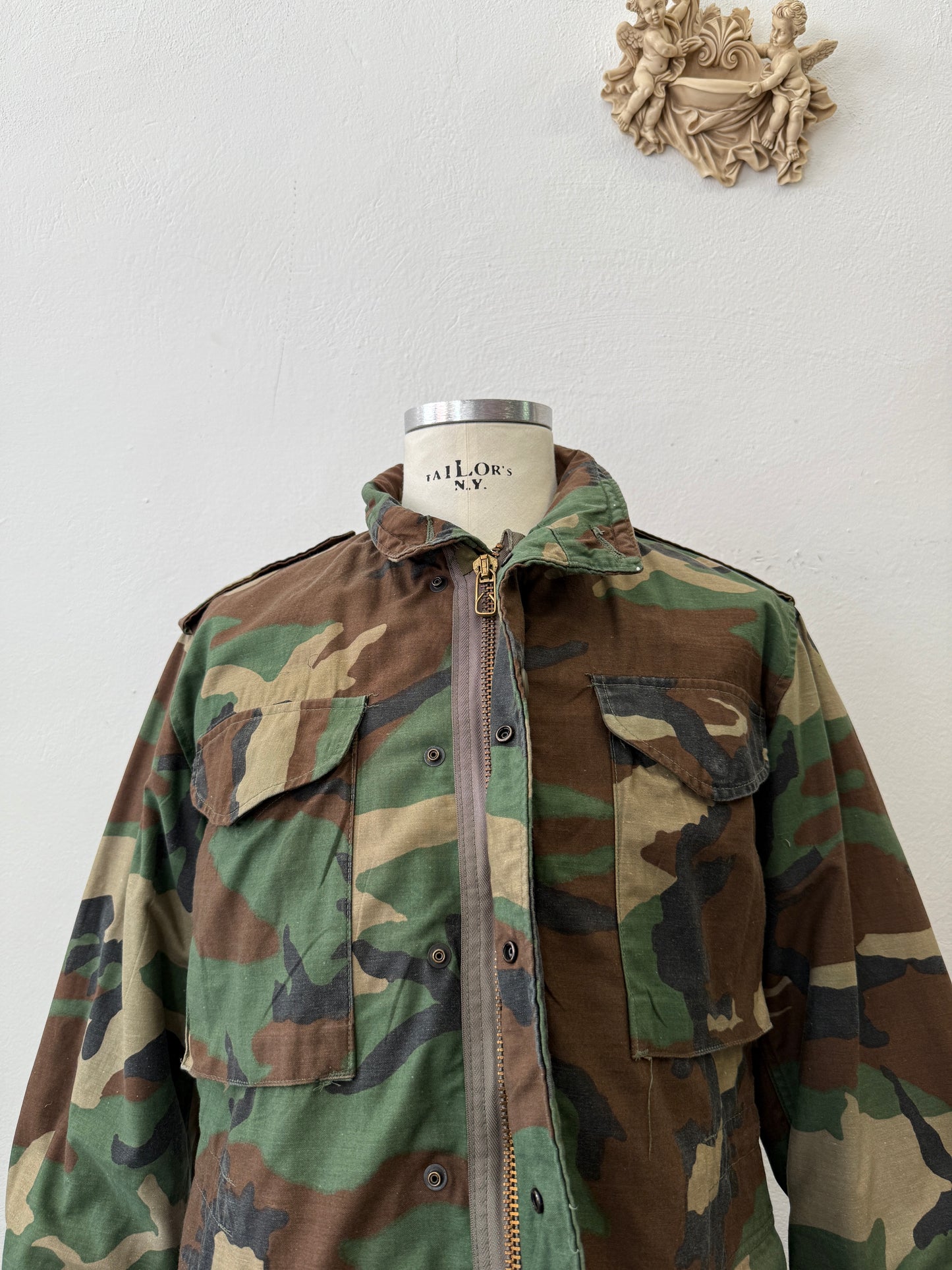 Vintage Woodland Field Jacket M65 Us Army “S”