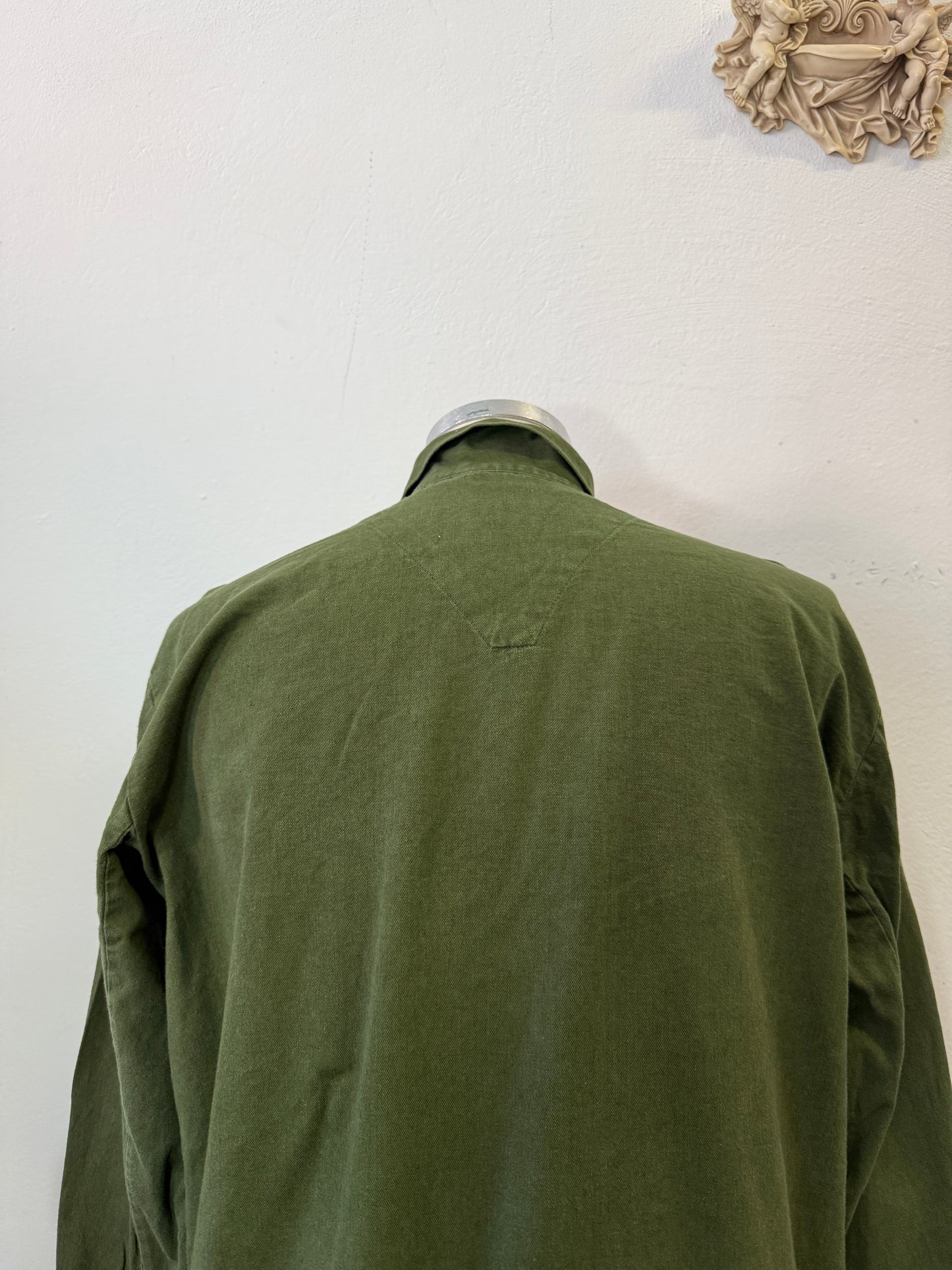 Vintage 80’s Swedish Army Shirt “L”