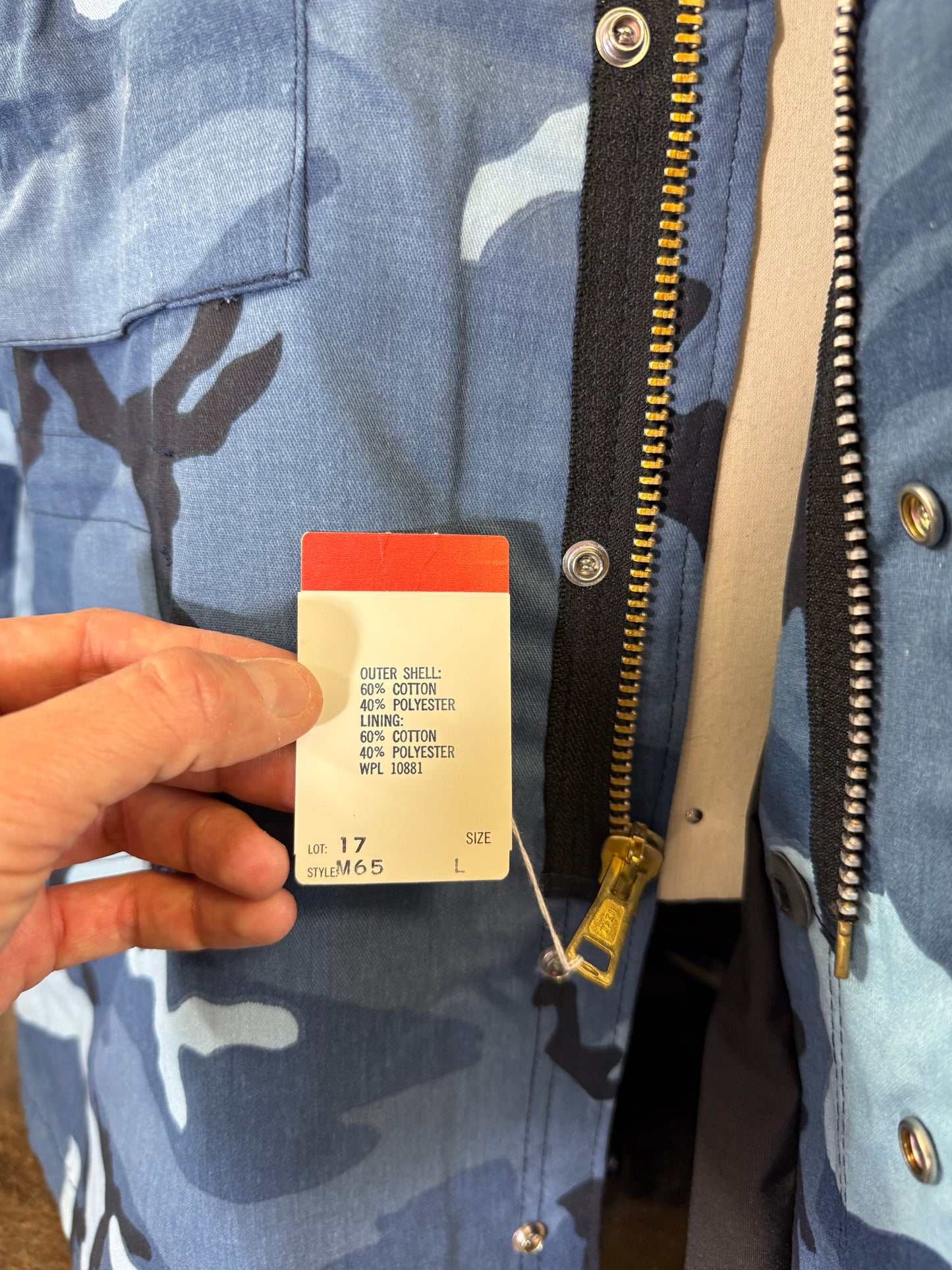 Camo Field Jacket M65 Made in Usa “XL”