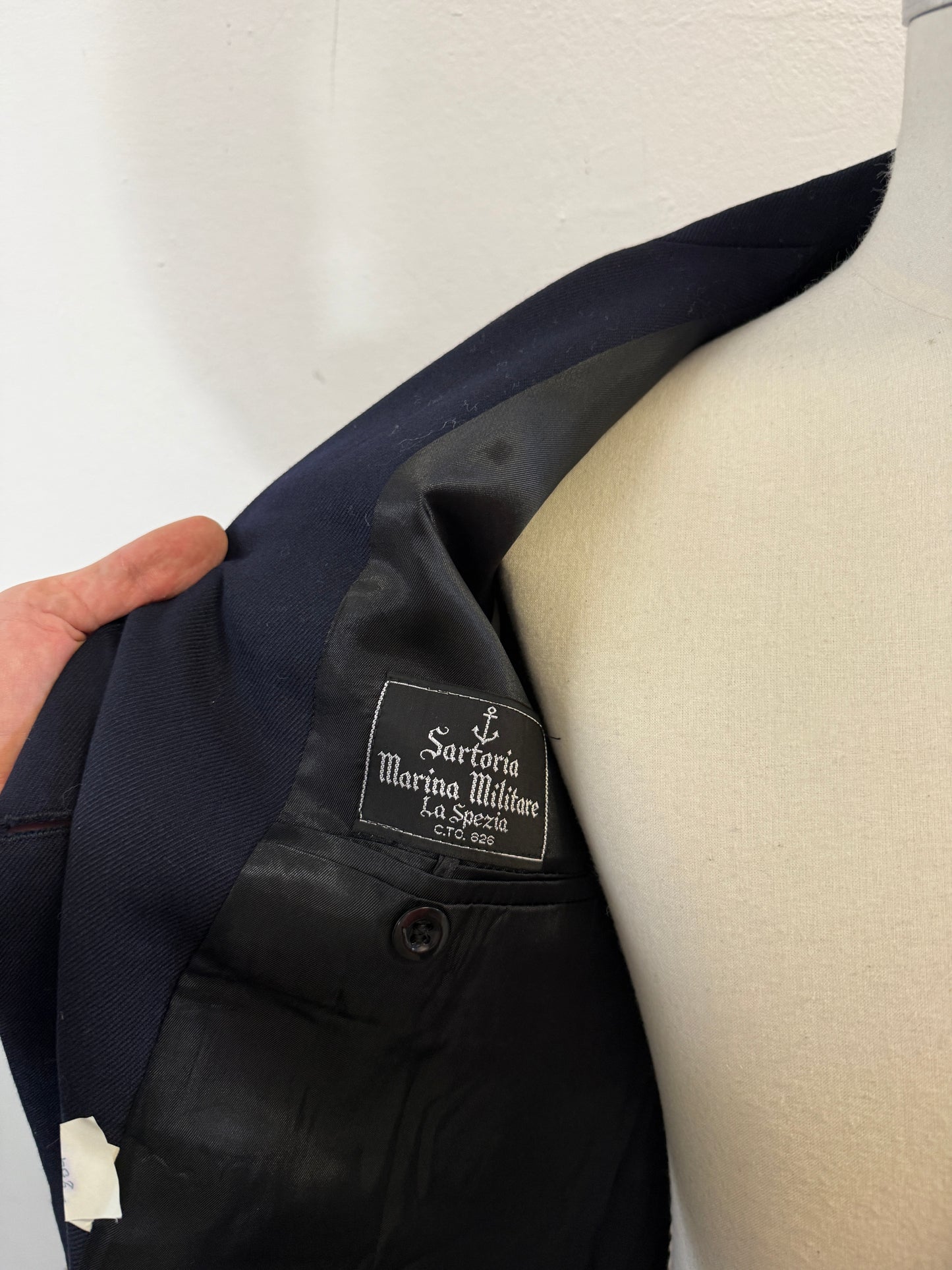 Vintage 00’s Italian Navy Double Breasted Jacket “S/M”