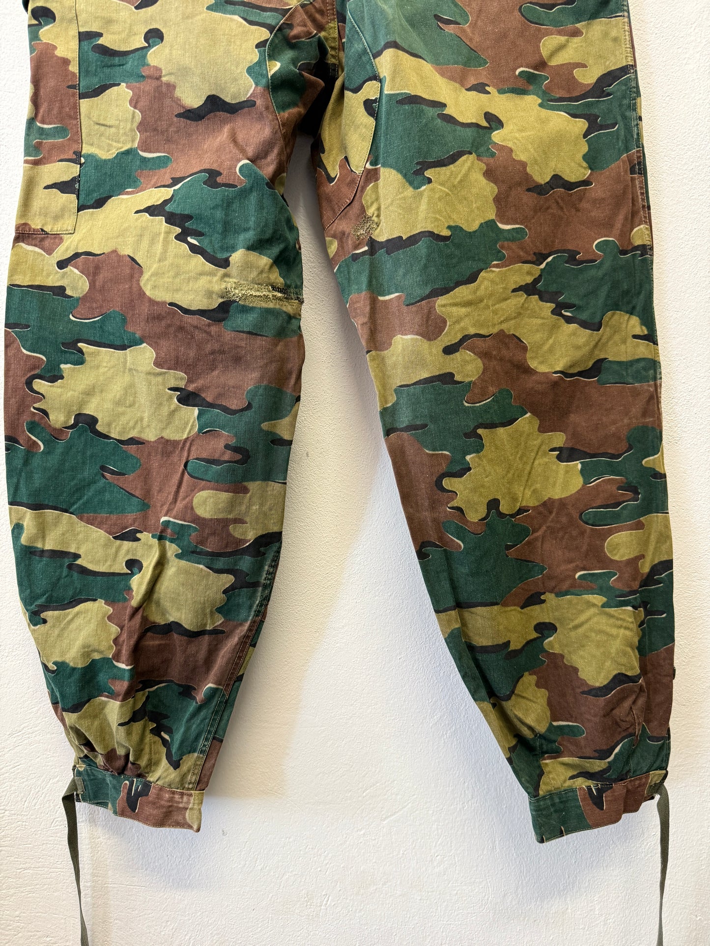 Vintage 1950s Belgian Army Camo Paratrooper Pants “W38”