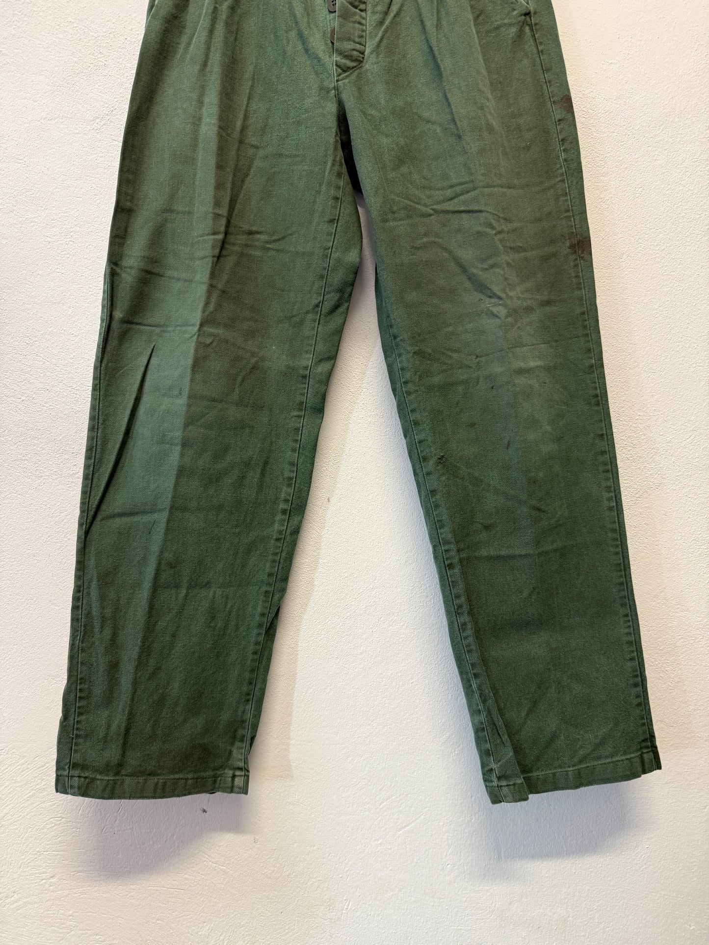 Vintage Swedish Army Fatigue Pants “W31”