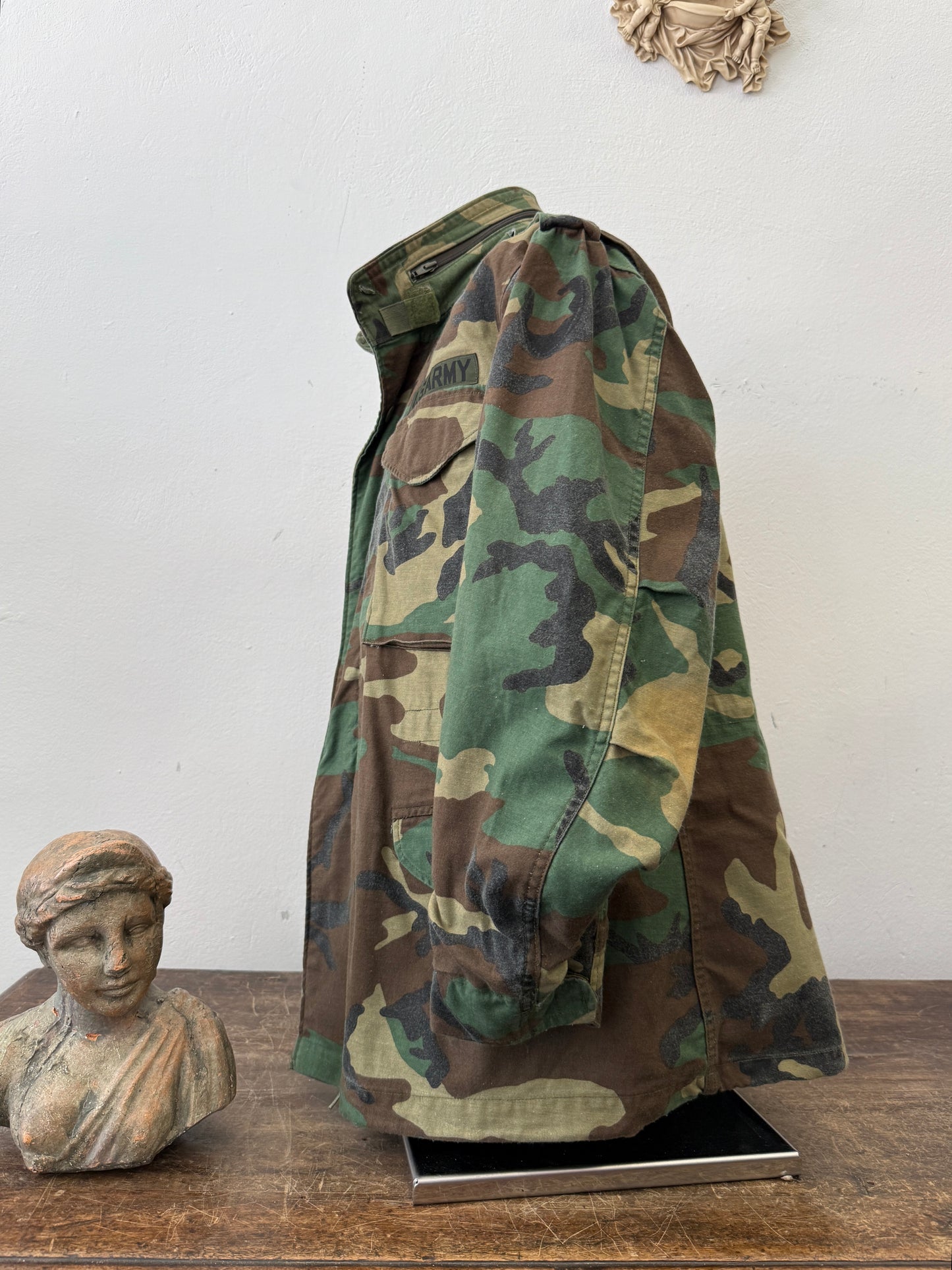 Vintage Woodland Field Jacket M65 Us Army “L”