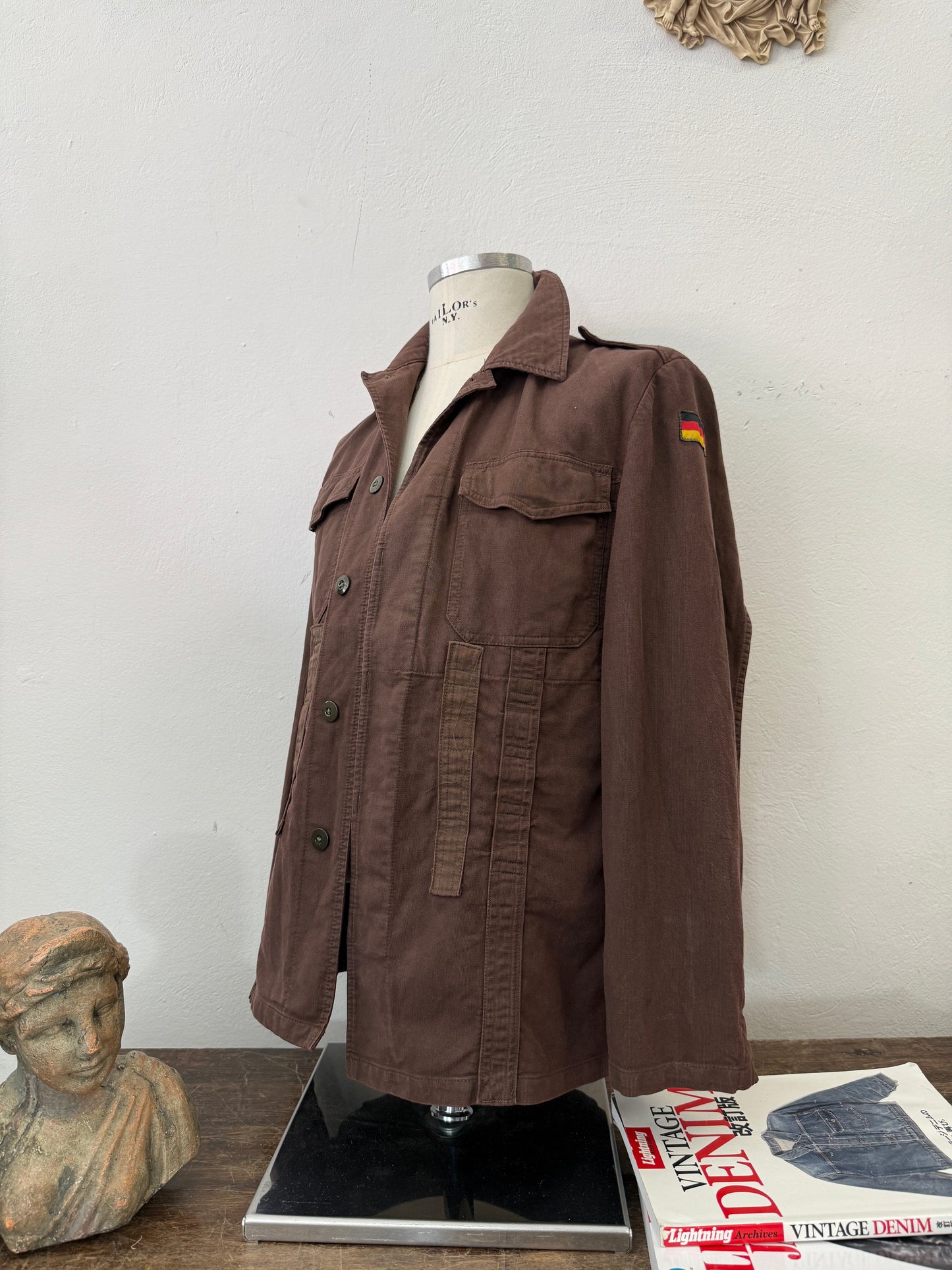 Vintage Moleskin German Army Jacket “M”