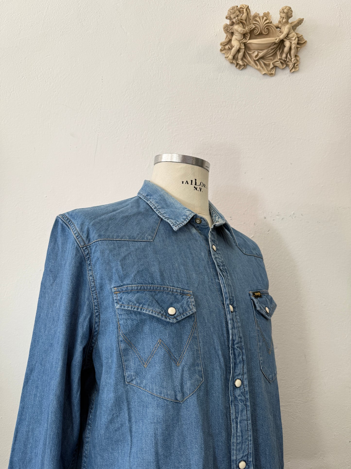 Vintage Wrangler Denim Shirt “XL”