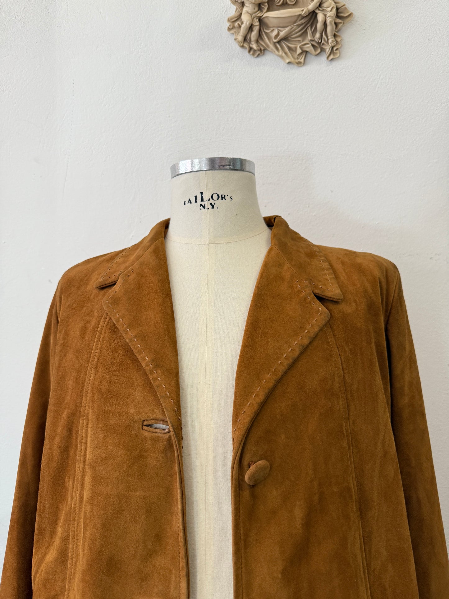 Vintage Woman Suede Jacket “M/L”