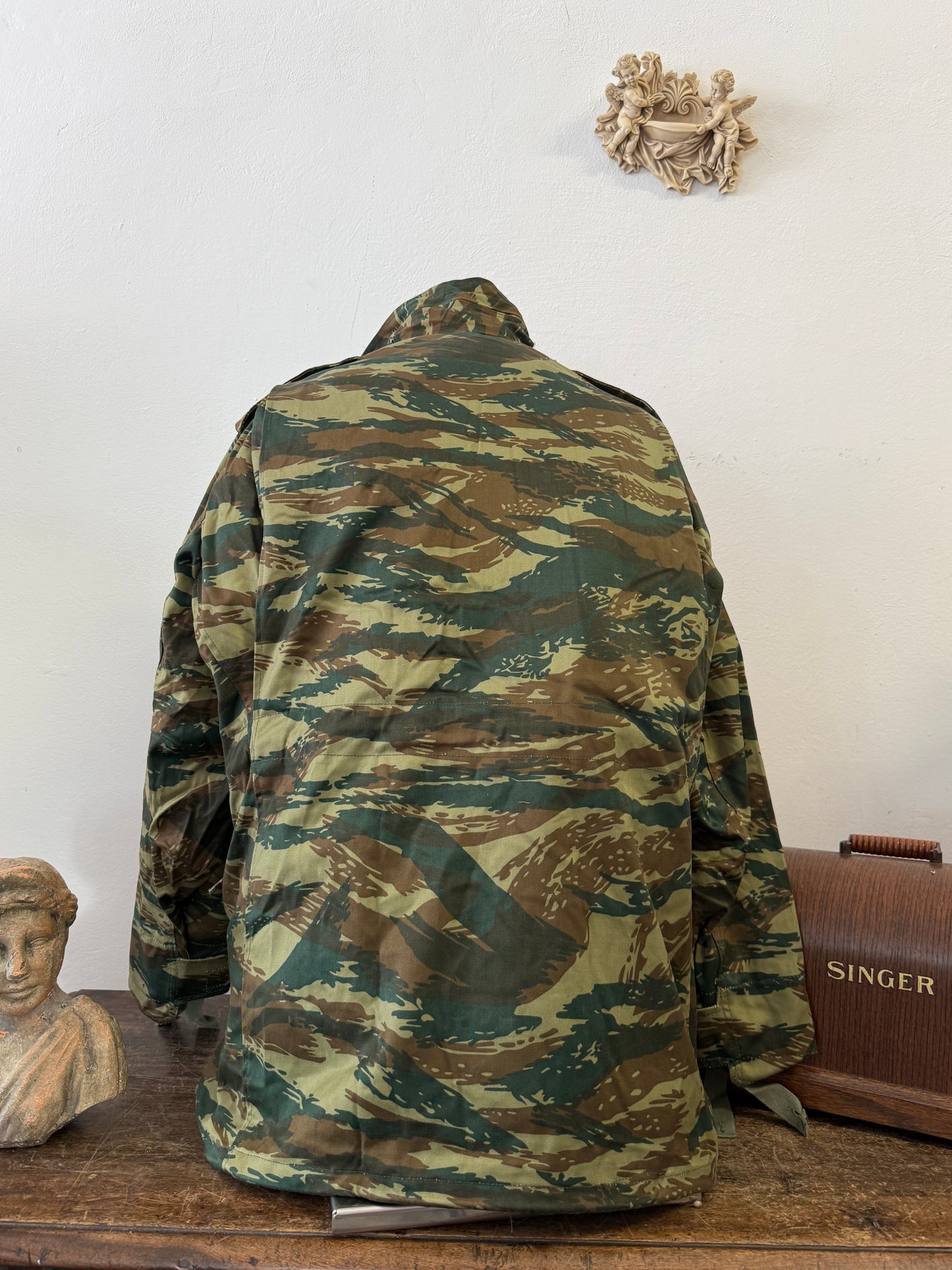 Vintage Greek Army Field Jacket M65 With Liner “XL”