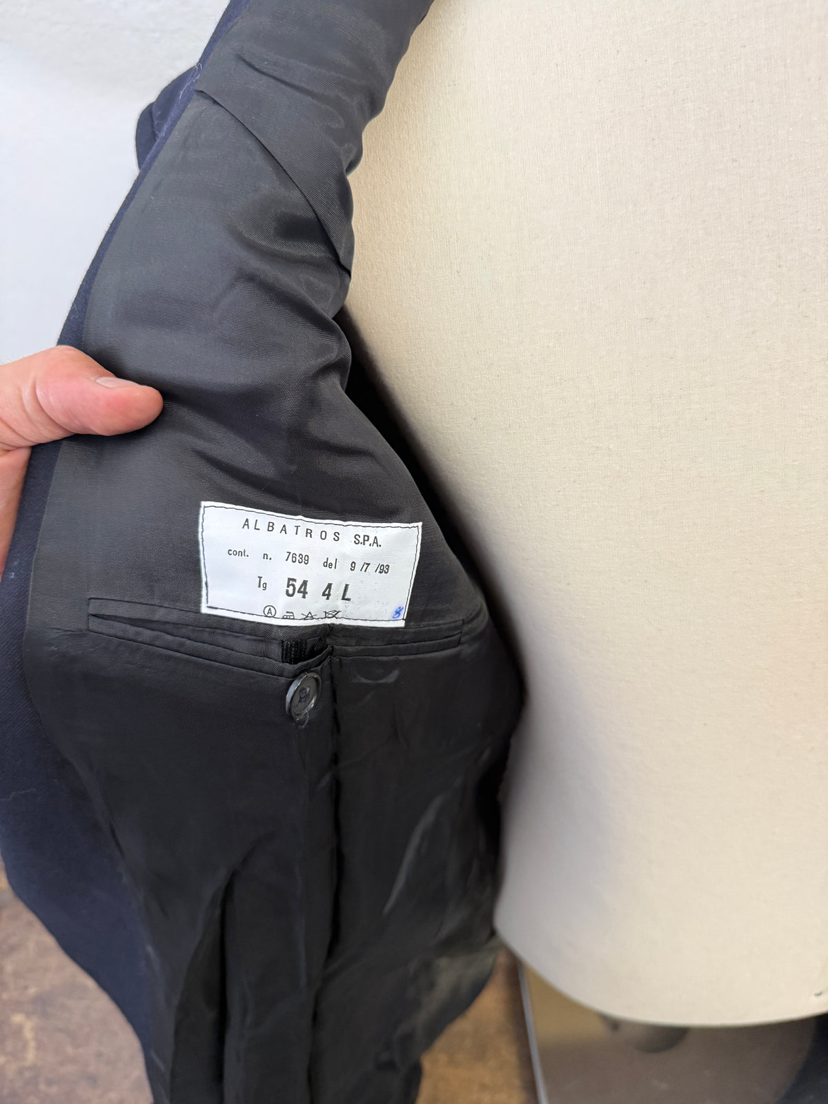 Vintage 90s Guardia di Finanza Double-Breasted Jacket “XL”