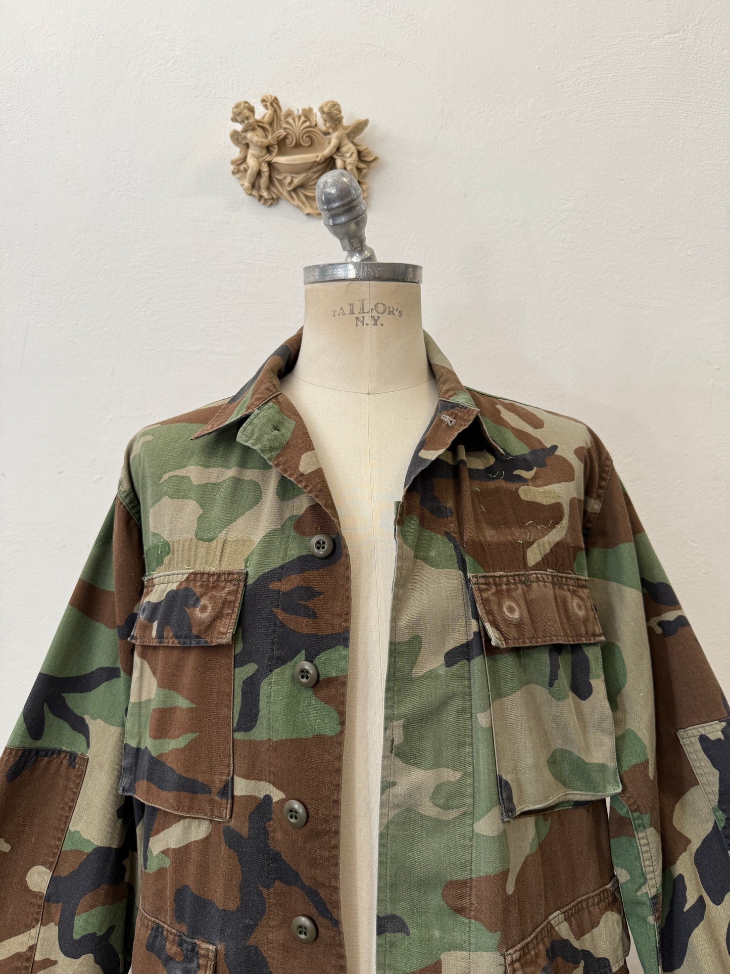 Vintage Woodland Jacket Us Army “M”