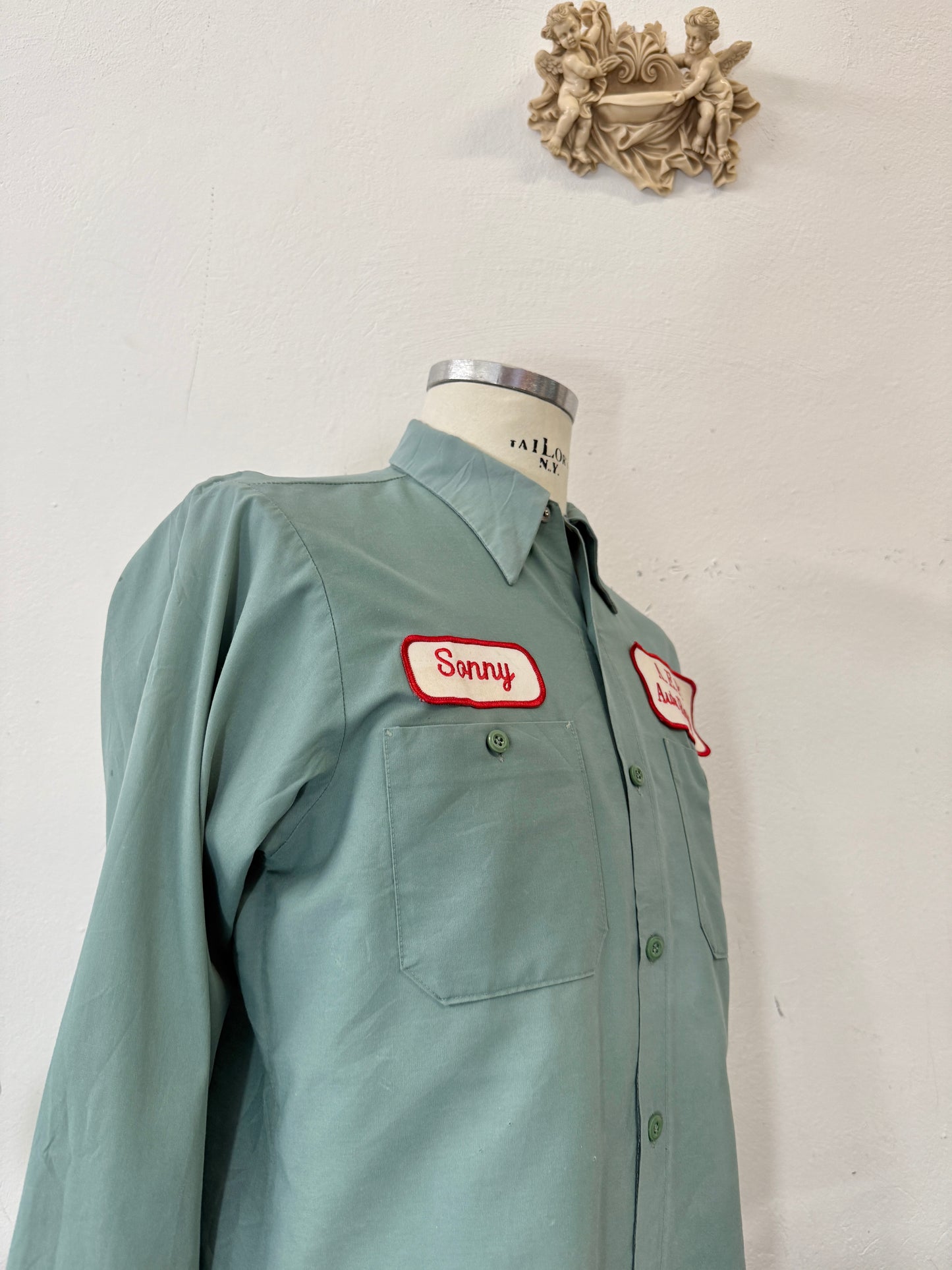 Vintage Work Shirt Sonny Made in Usa “M”