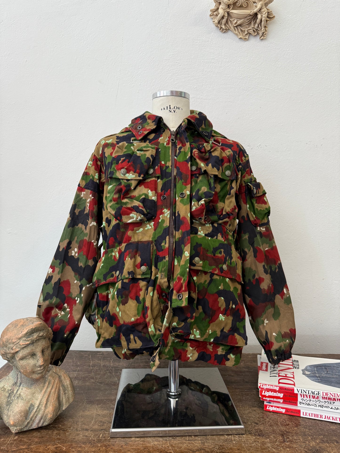 Vintage Swiss Army Camo Jacket M70 “L”