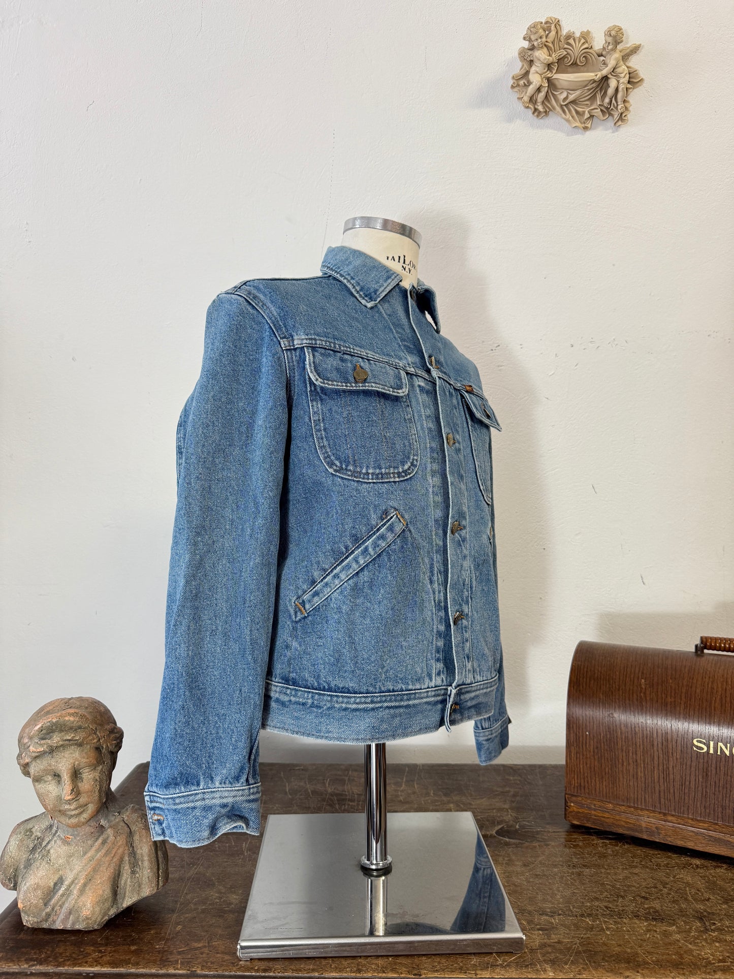 Vintage Rifle Denim Jacket “S/M”