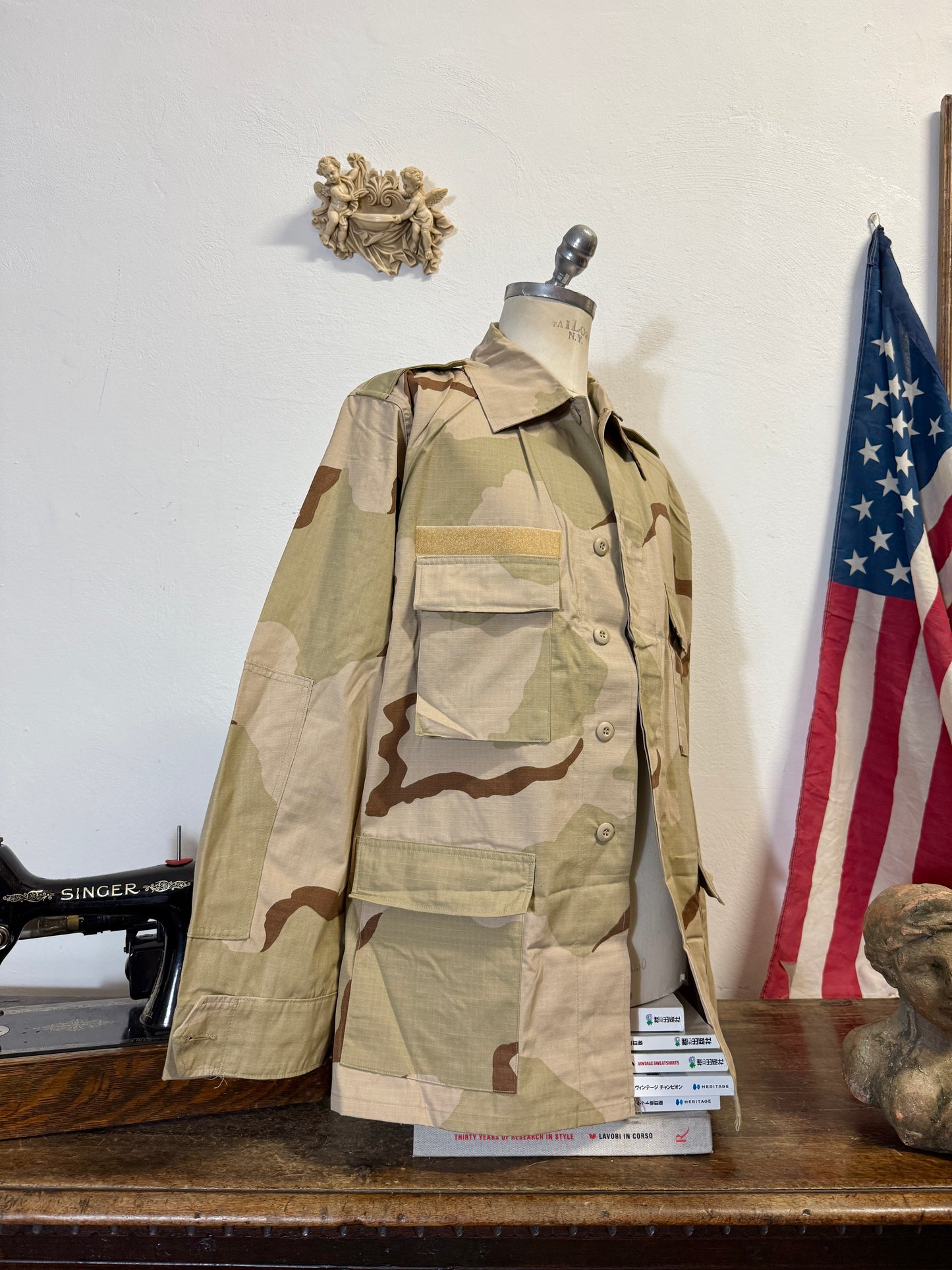 Deadstock BDU Camo Jacket Rip Stop US Army – “XXL”
