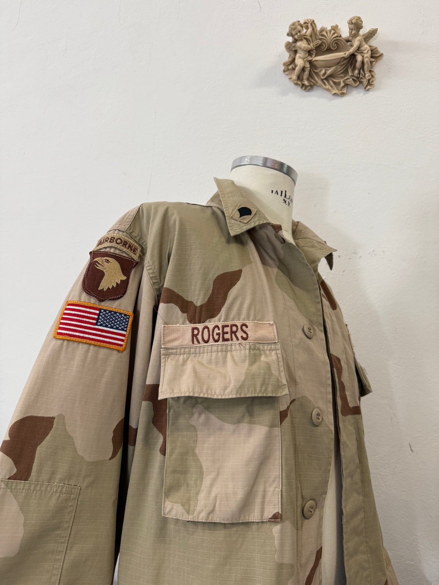 Vintage Us Army Desert Camo Jacket Rip Stop“XL”