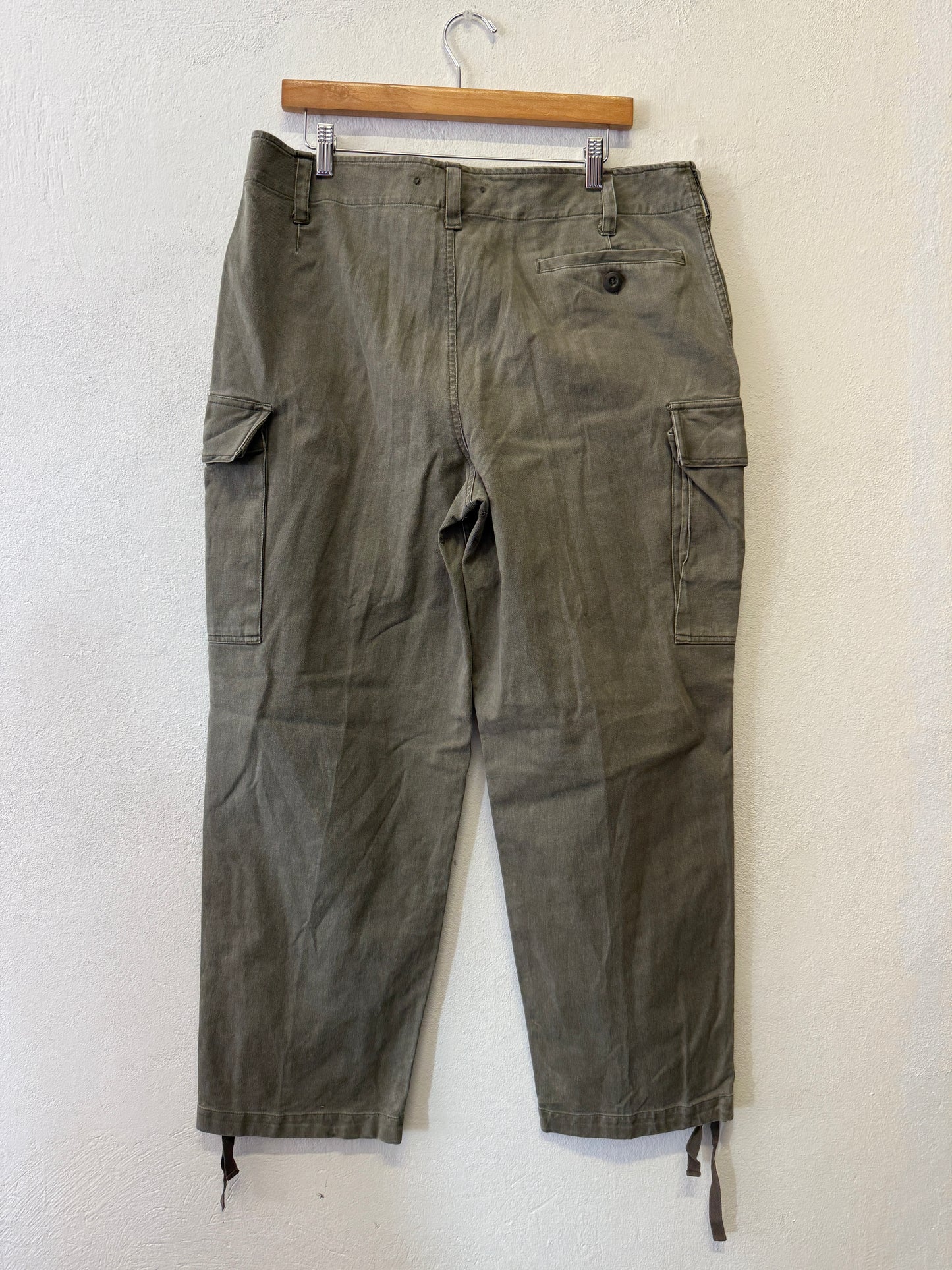 Vintage 80’s German Army Moleskin Cargo Pants “W36”