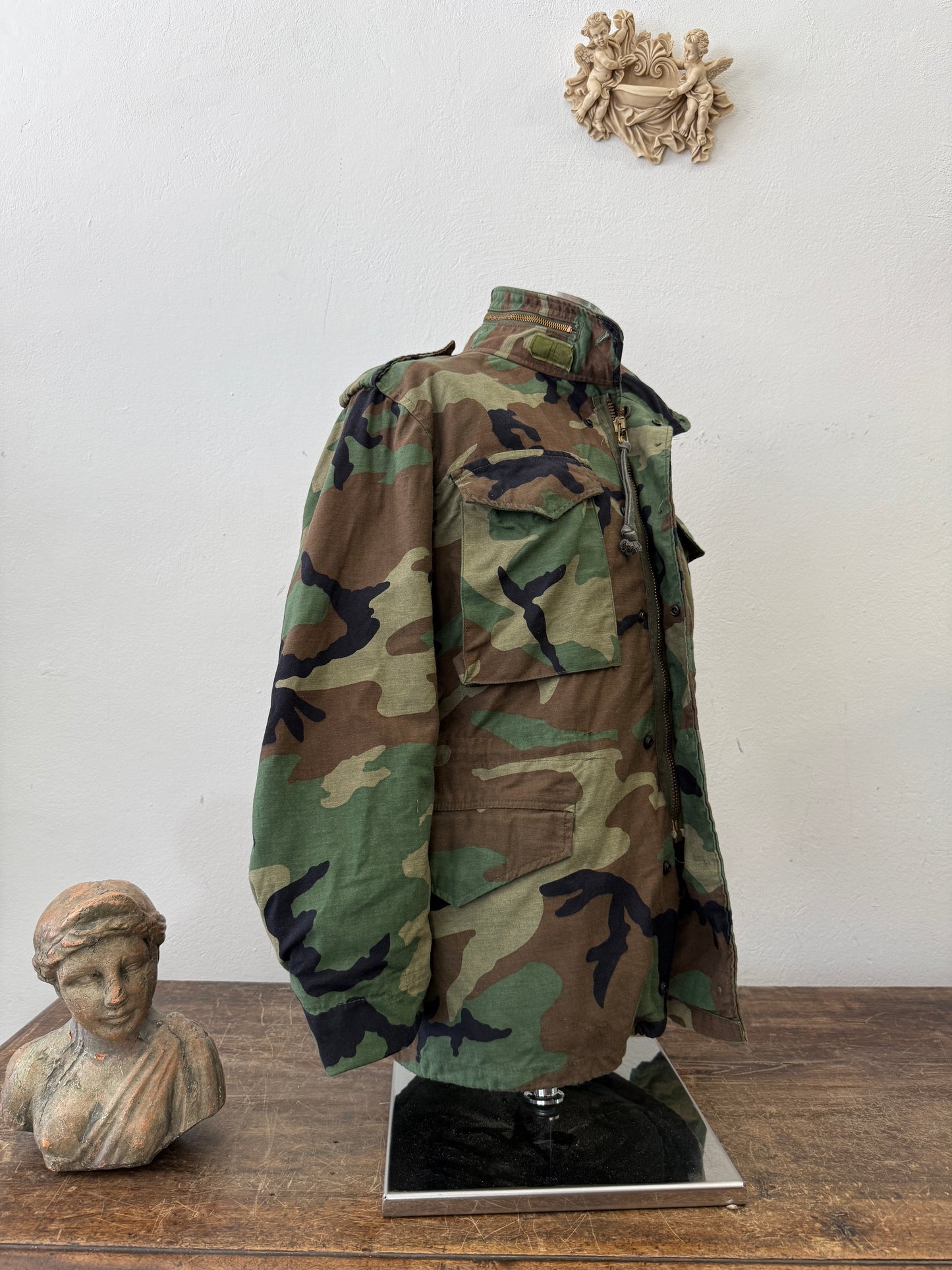 Vintage Woodland Field Jacket M65 Us Army “S”