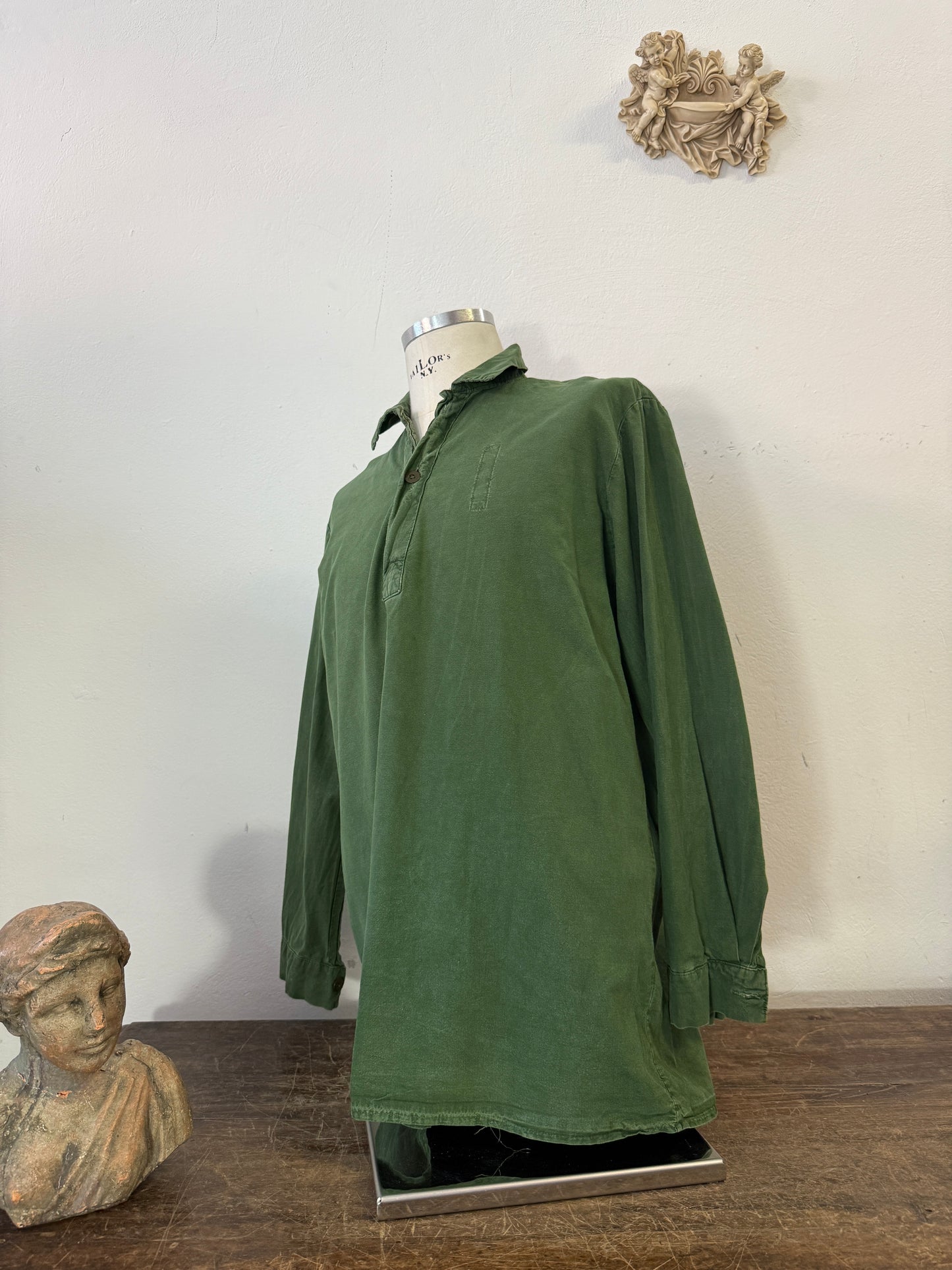 Vintage 80’s Swedish Army Shirt “L”