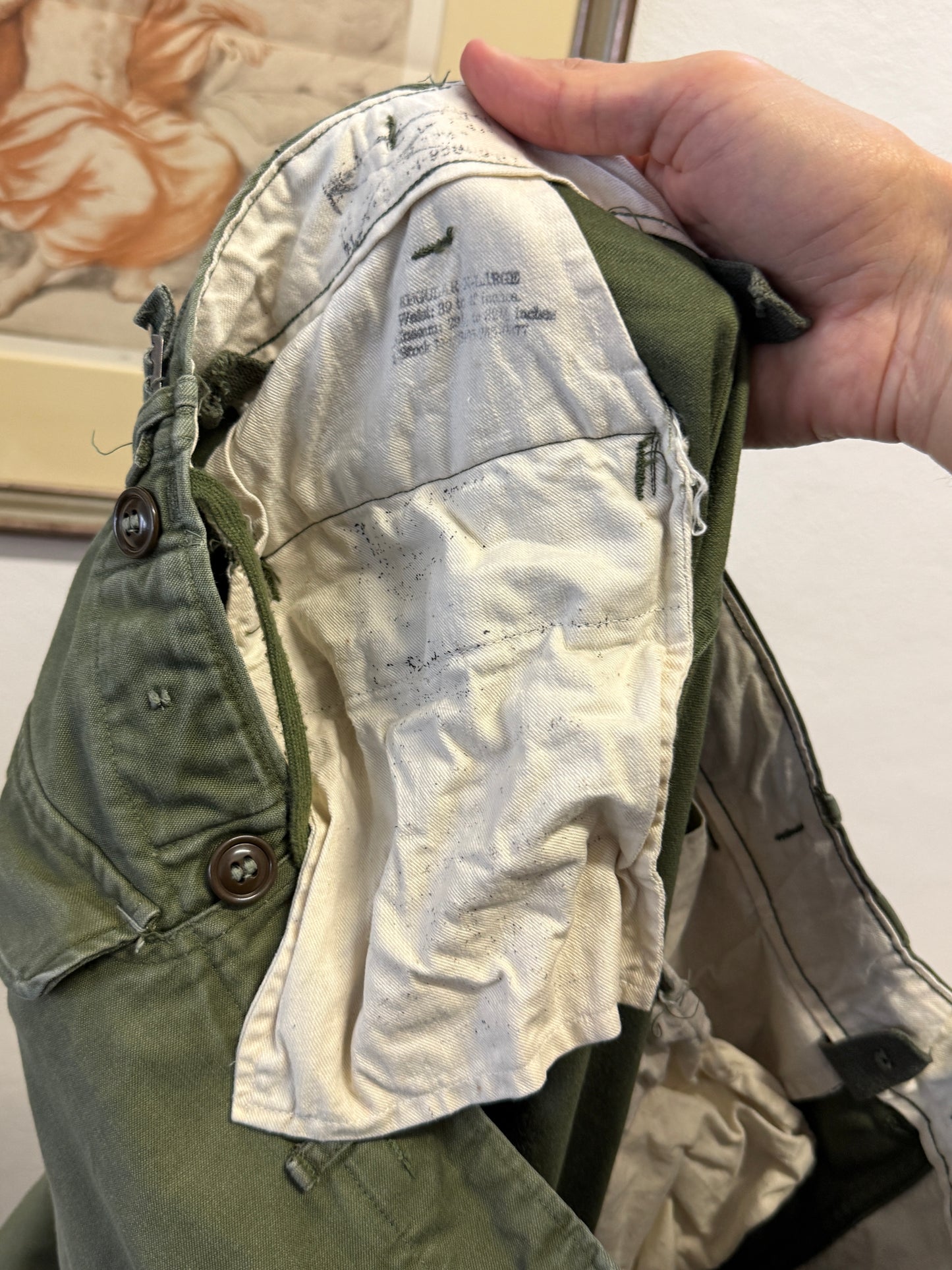 Vintage M51 Us Army Cargo Pants “W42”