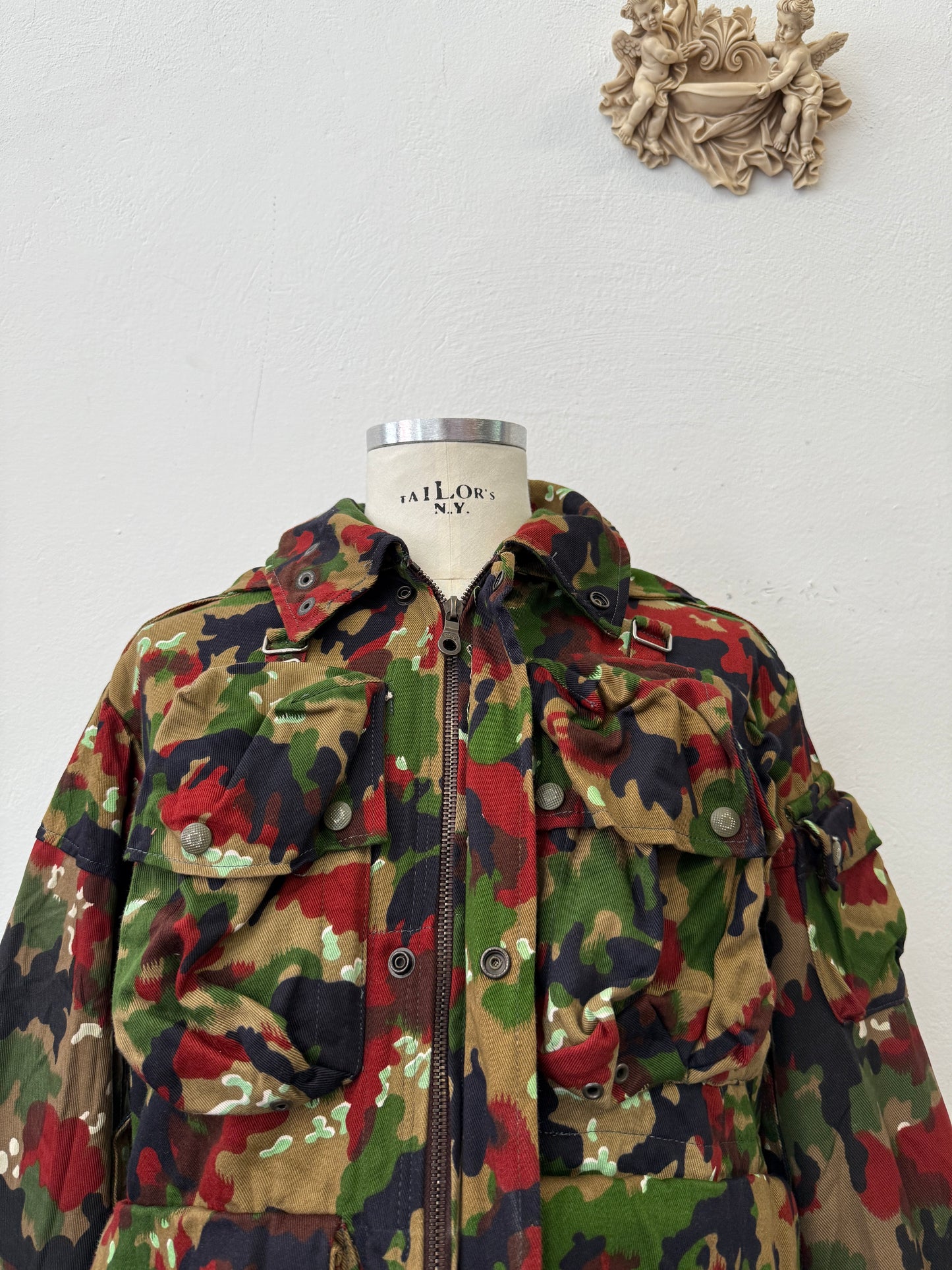 Vintage Swiss Army Camo Jacket M70 “L”
