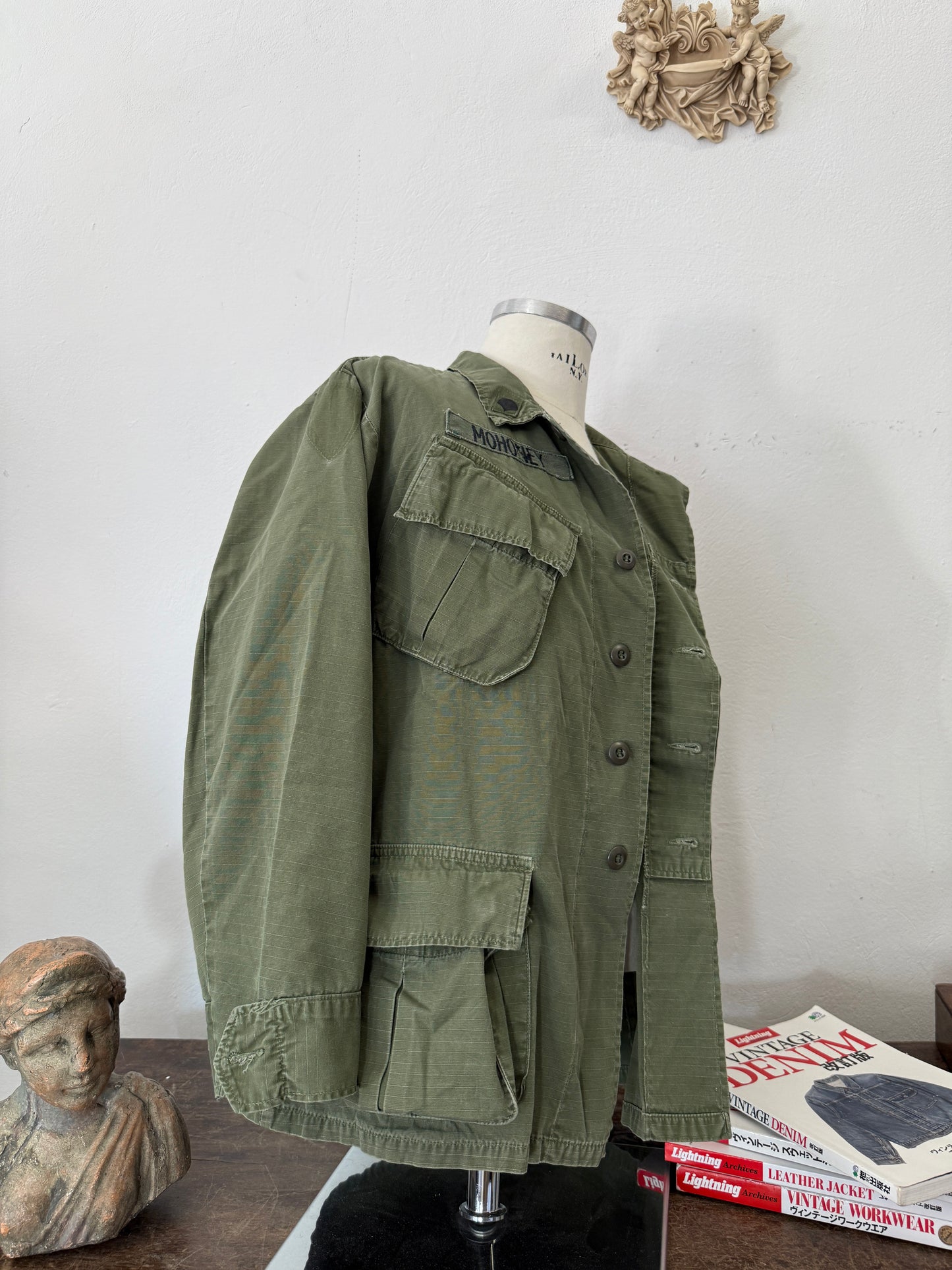 Vintage Ripstop Jungle Jacket Us Army “M”