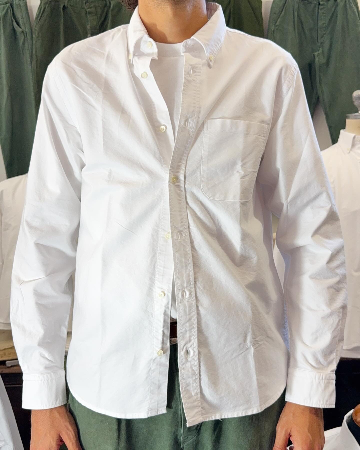 B.D. Oxford Shirt Cornell White - Chesapeake’s