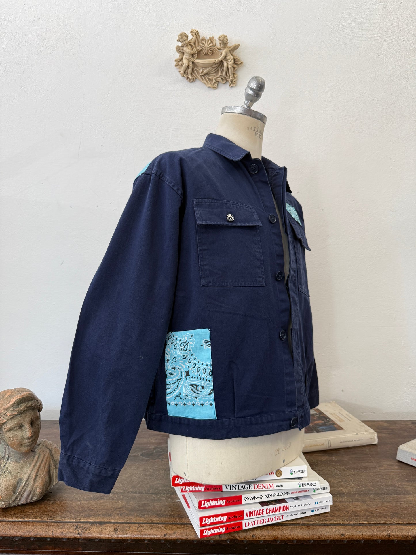 Vintage 90’s Bandana Workwear Jacket “L”