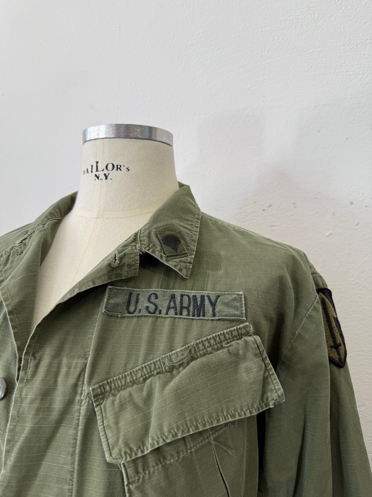 Vintage Ripstop Jungle Jacket Us Army “M”