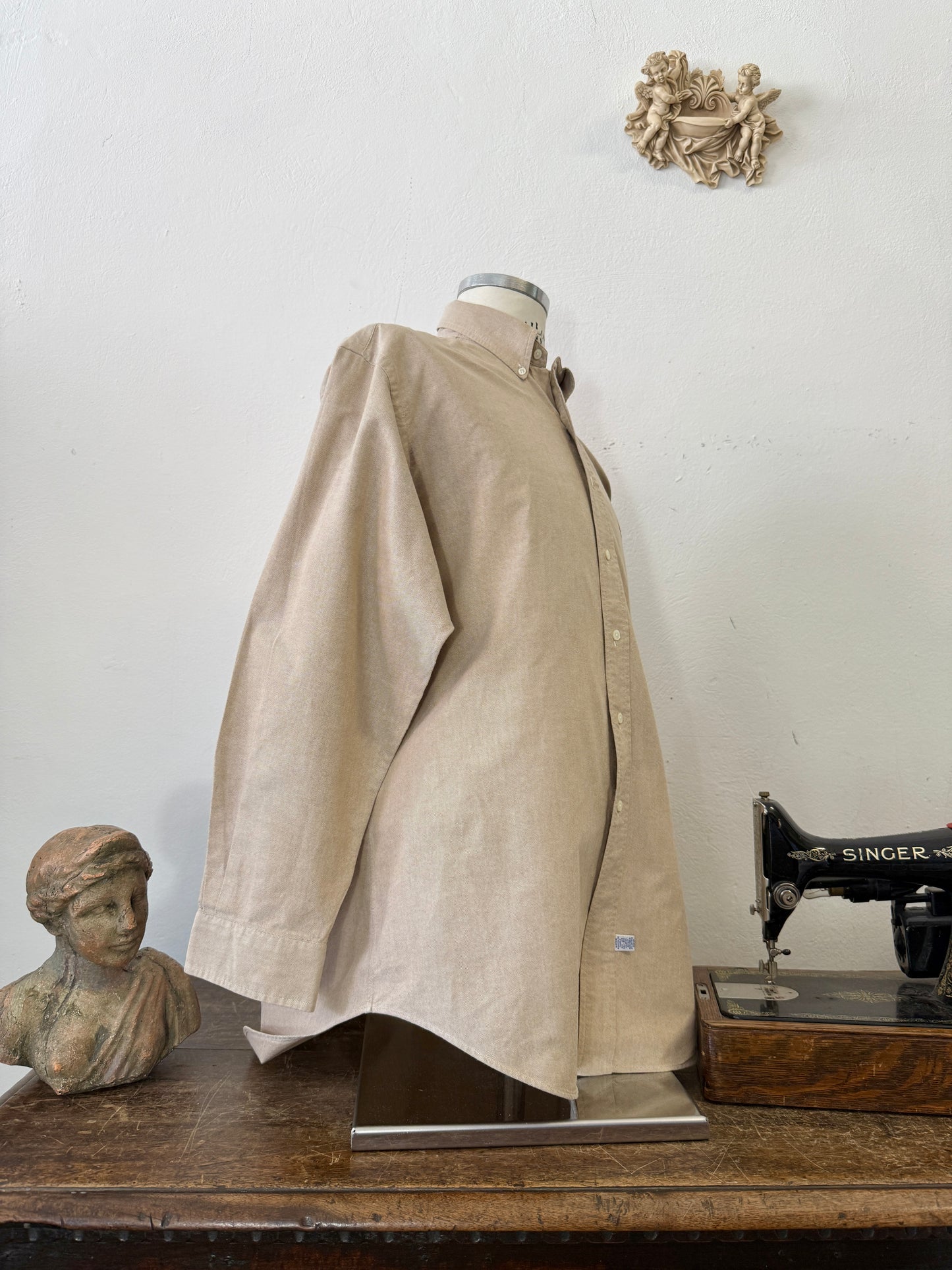 Vintage Ralph Lauren Shirt - Sand Color “L”