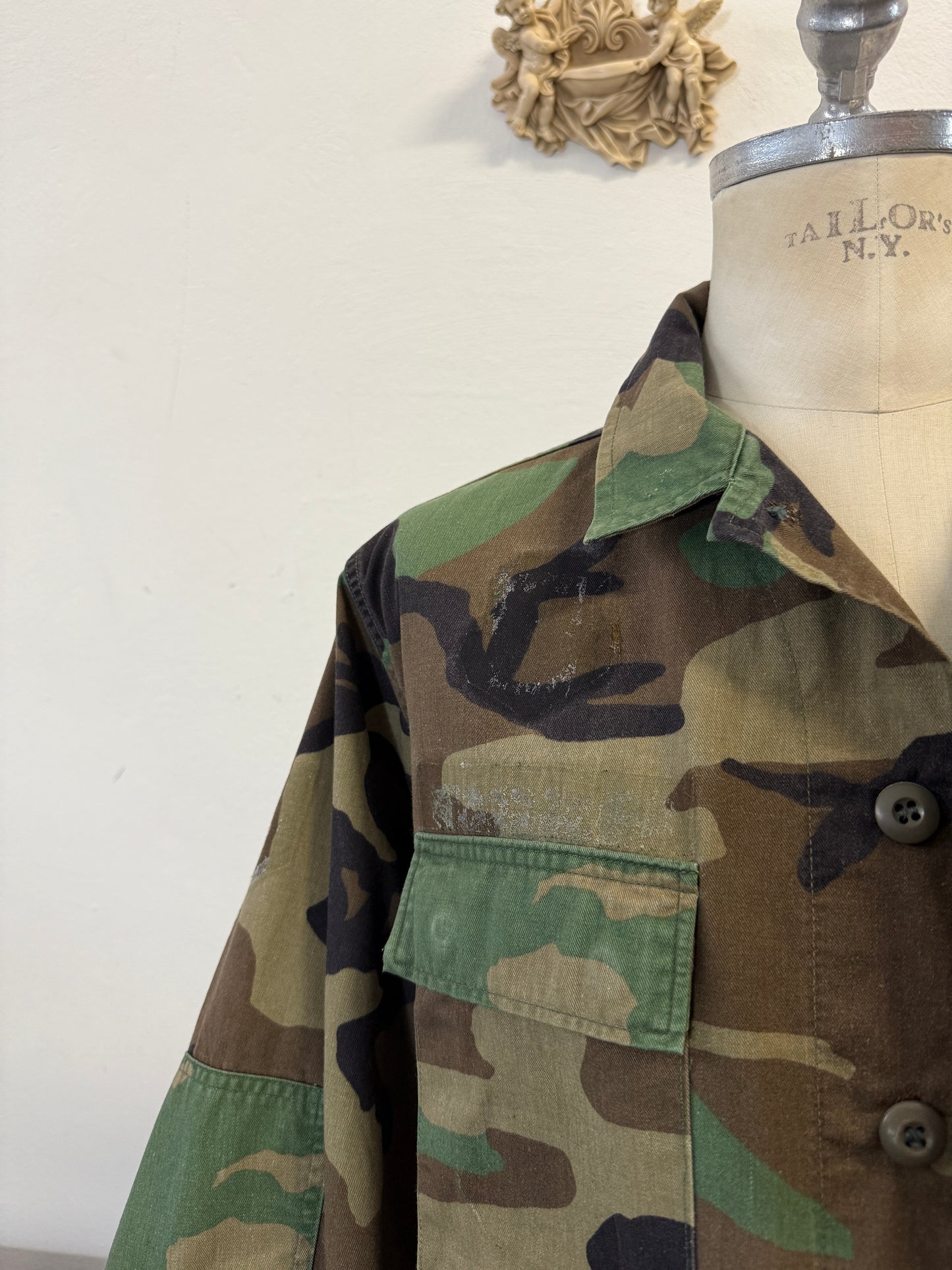 Vintage Woodland Jacket Us Army “M”
