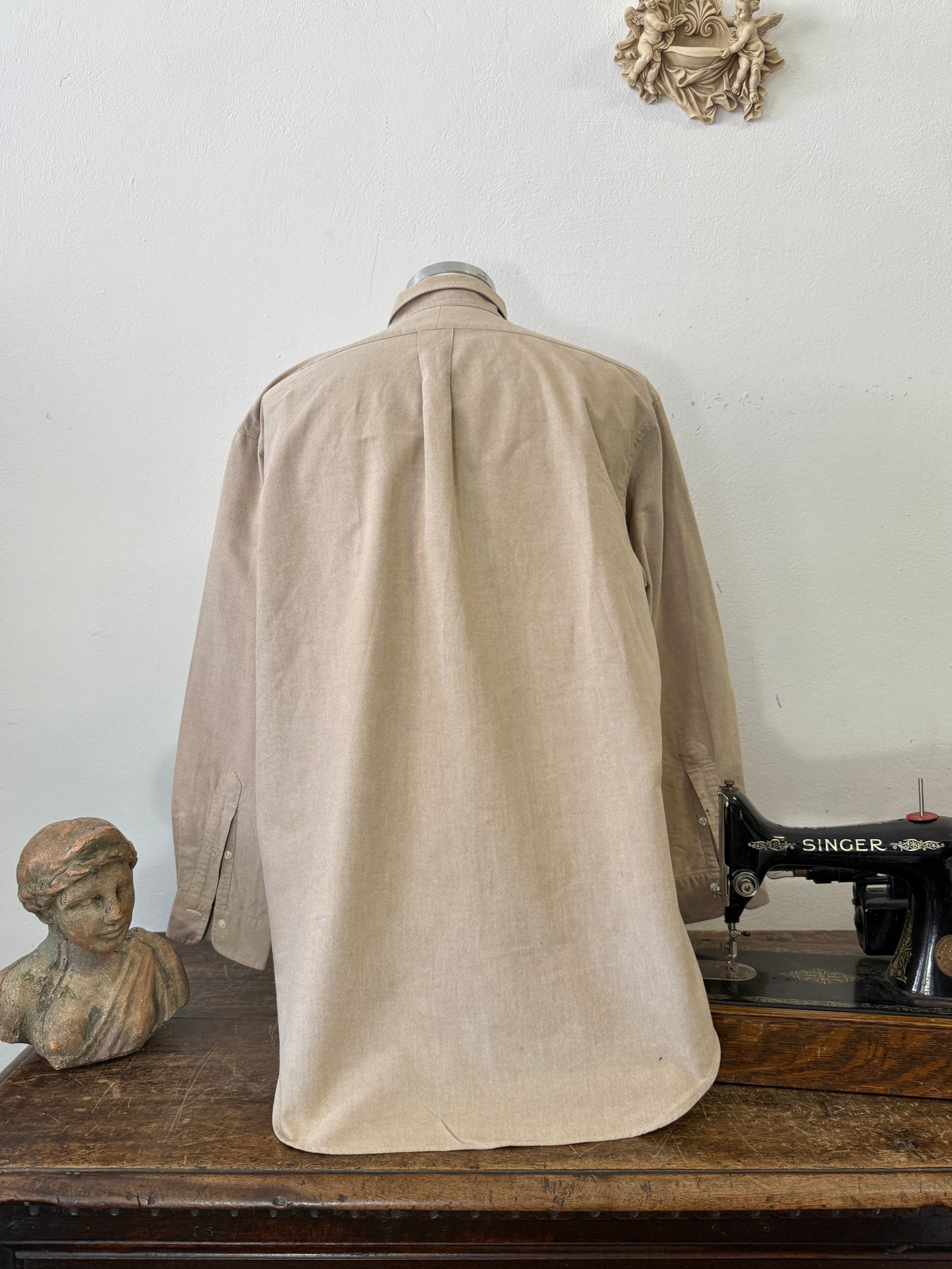 Vintage Ralph Lauren Shirt - Sand Color “L”