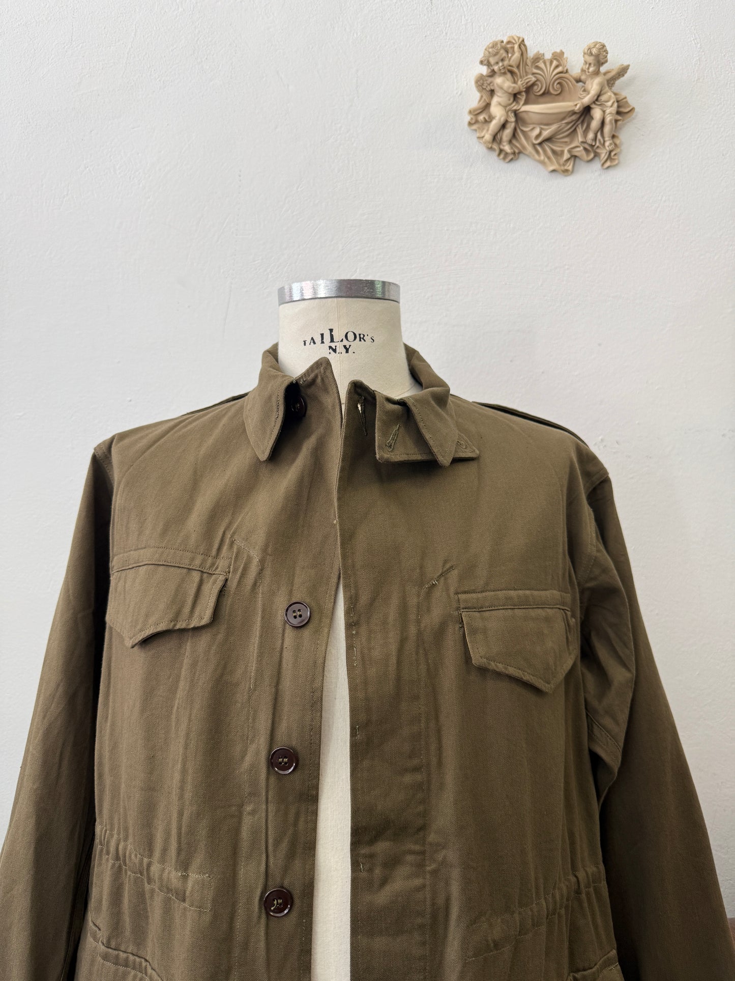 Vintage 50’s French Army Jacket M47 “L”