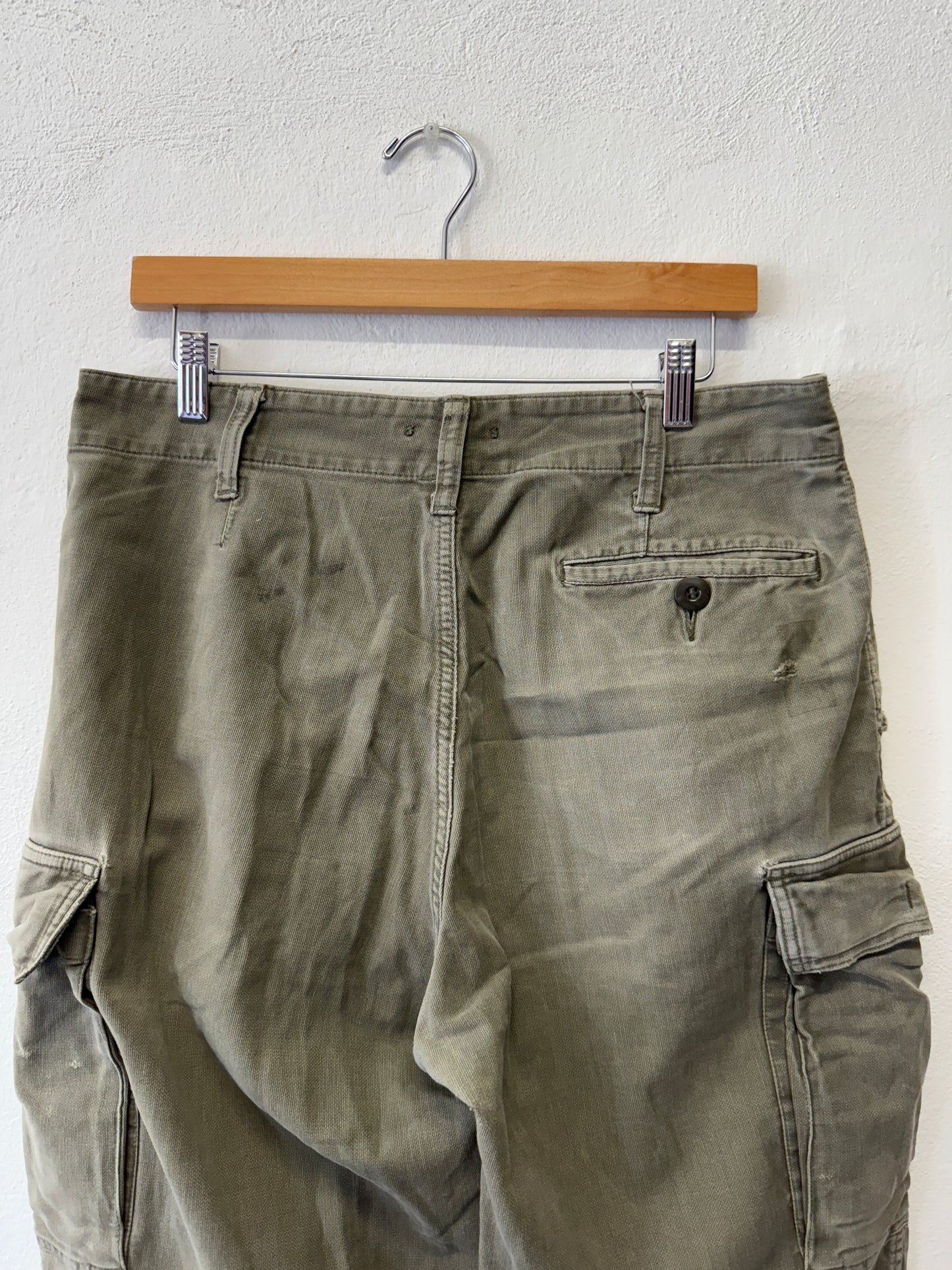 Vintage 80’s German Army Moleskin Cargo Pants “W33”